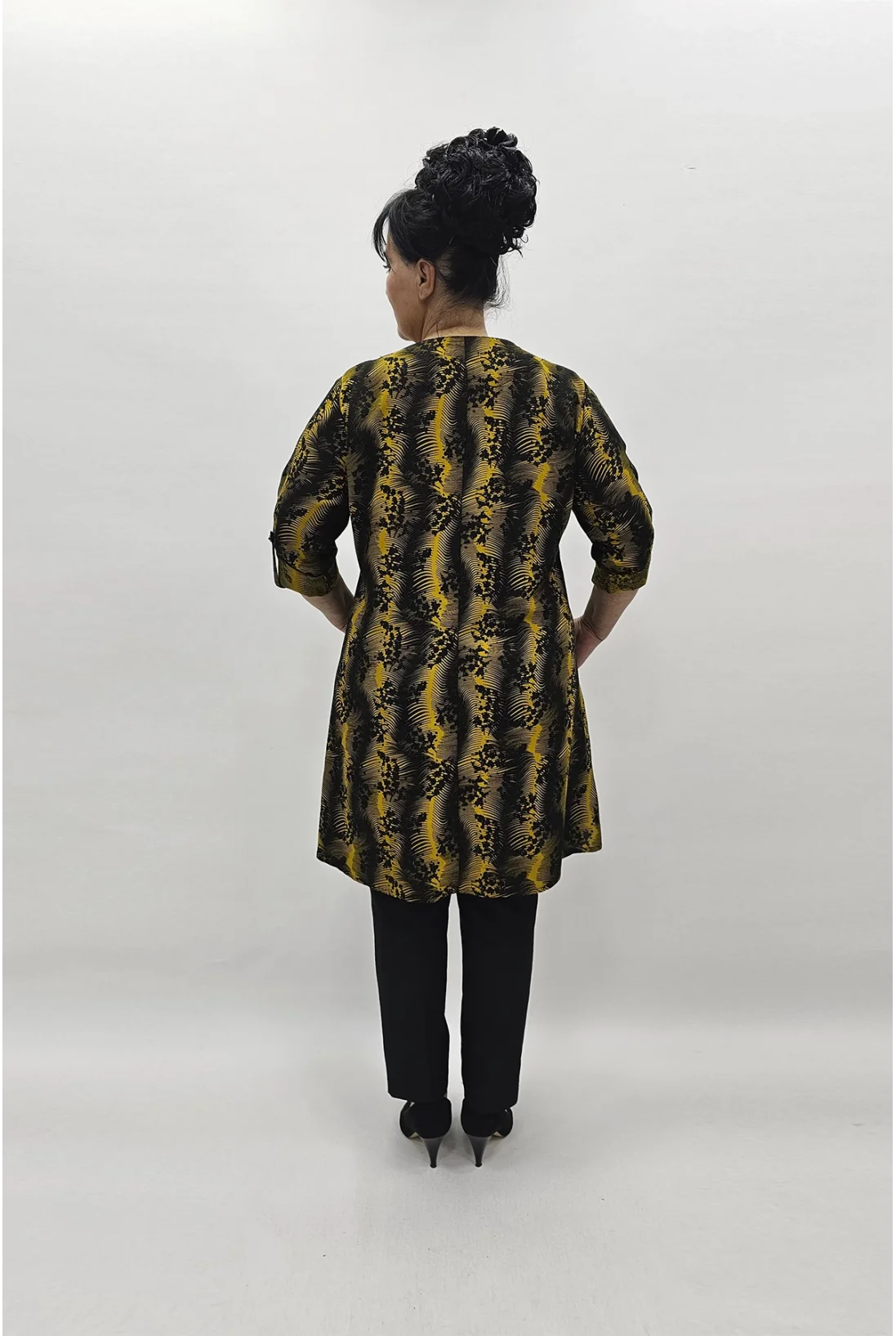 Miraggio Büyük Beden Tunik 97490 SAFRAN