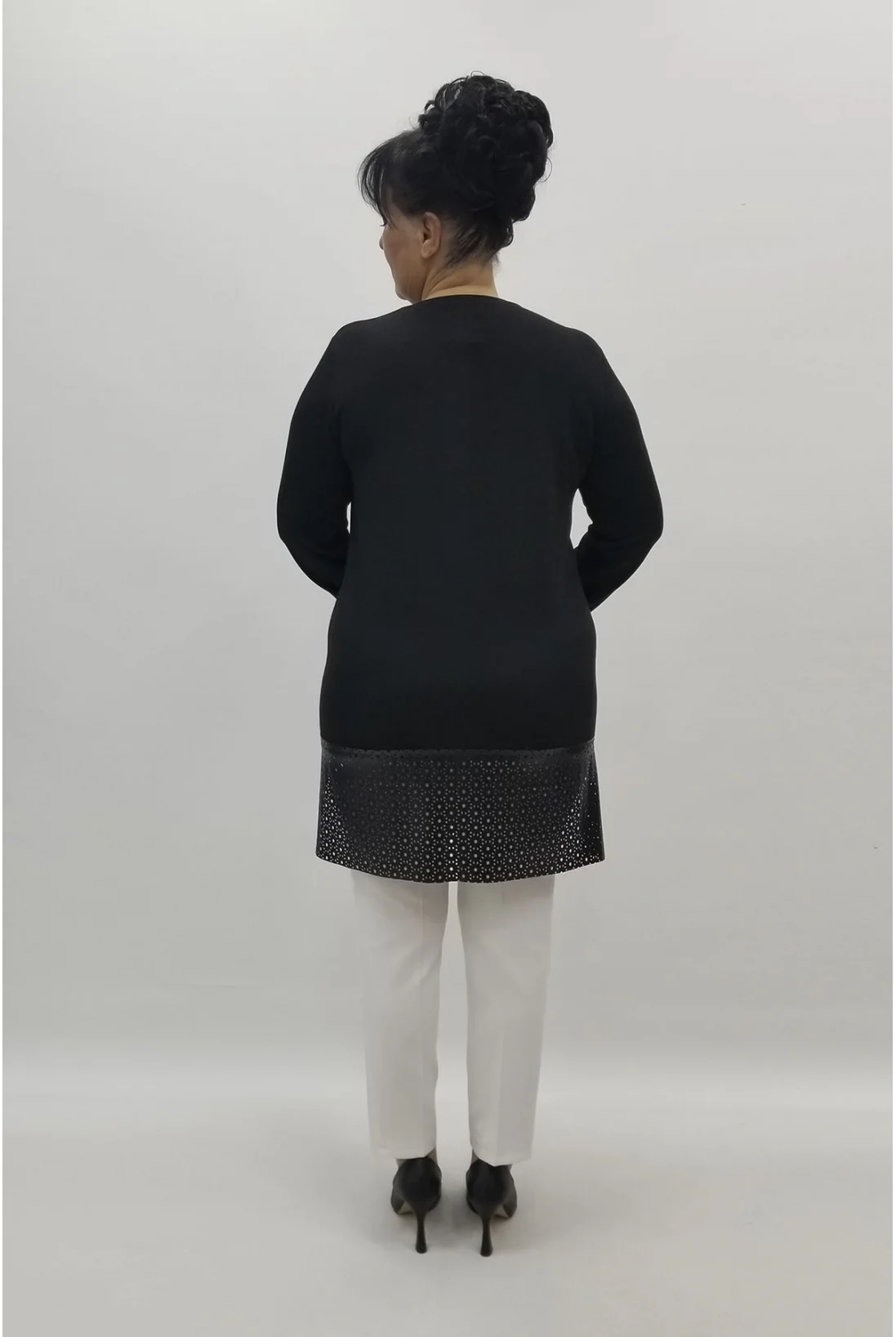 Miraggio Büyük Beden Tunik 98307 SİYAH