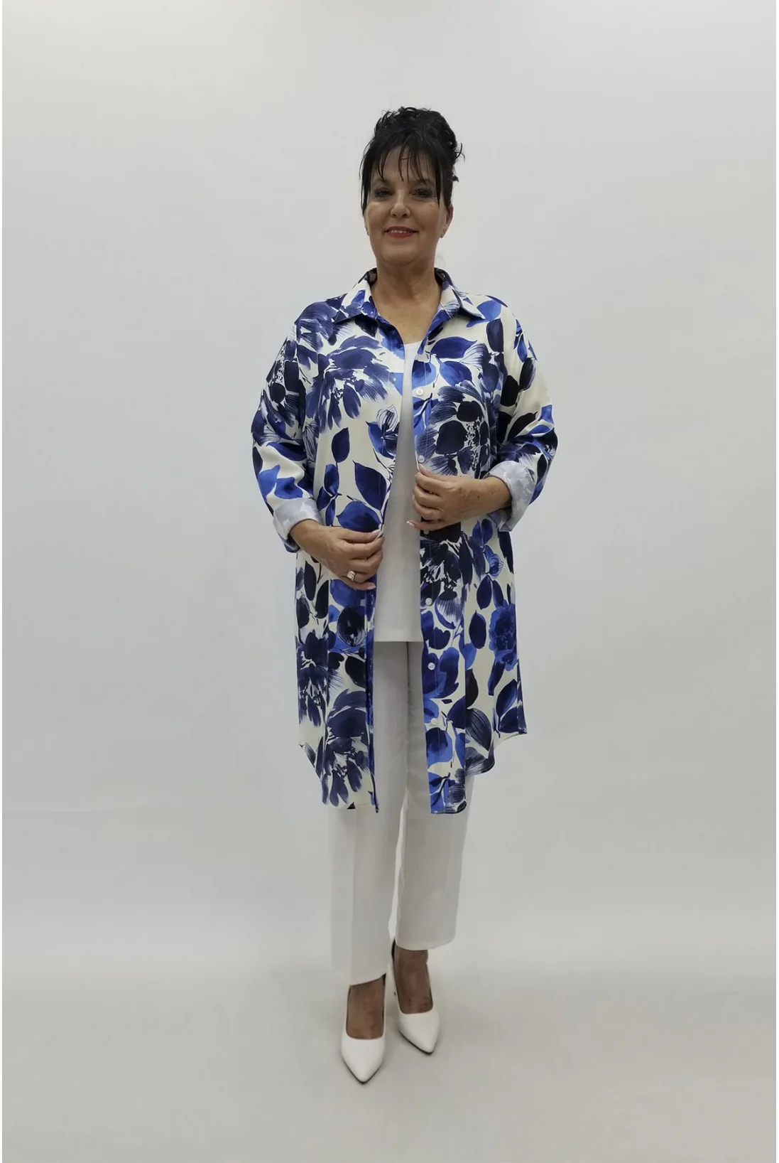 Miraggio Büyük Beden Tunik 98859 LACİVERT