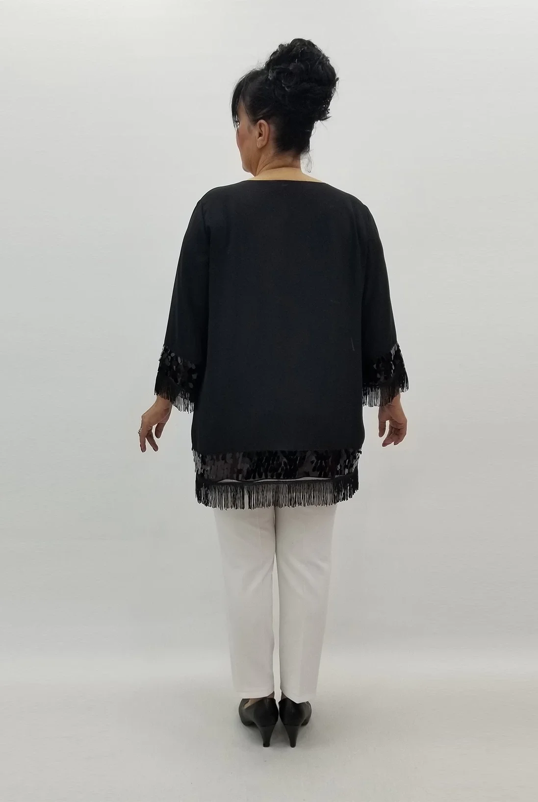 Miraggio Büyük Beden Tunik 99130 SİYAH