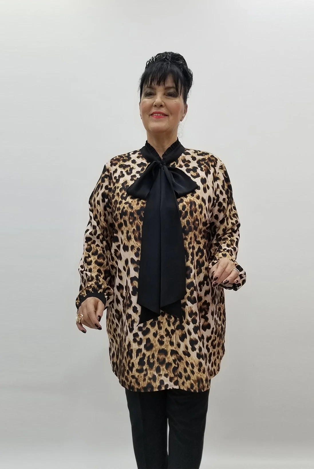 Miraggio Büyük Beden Tunik 99417 KAHVE