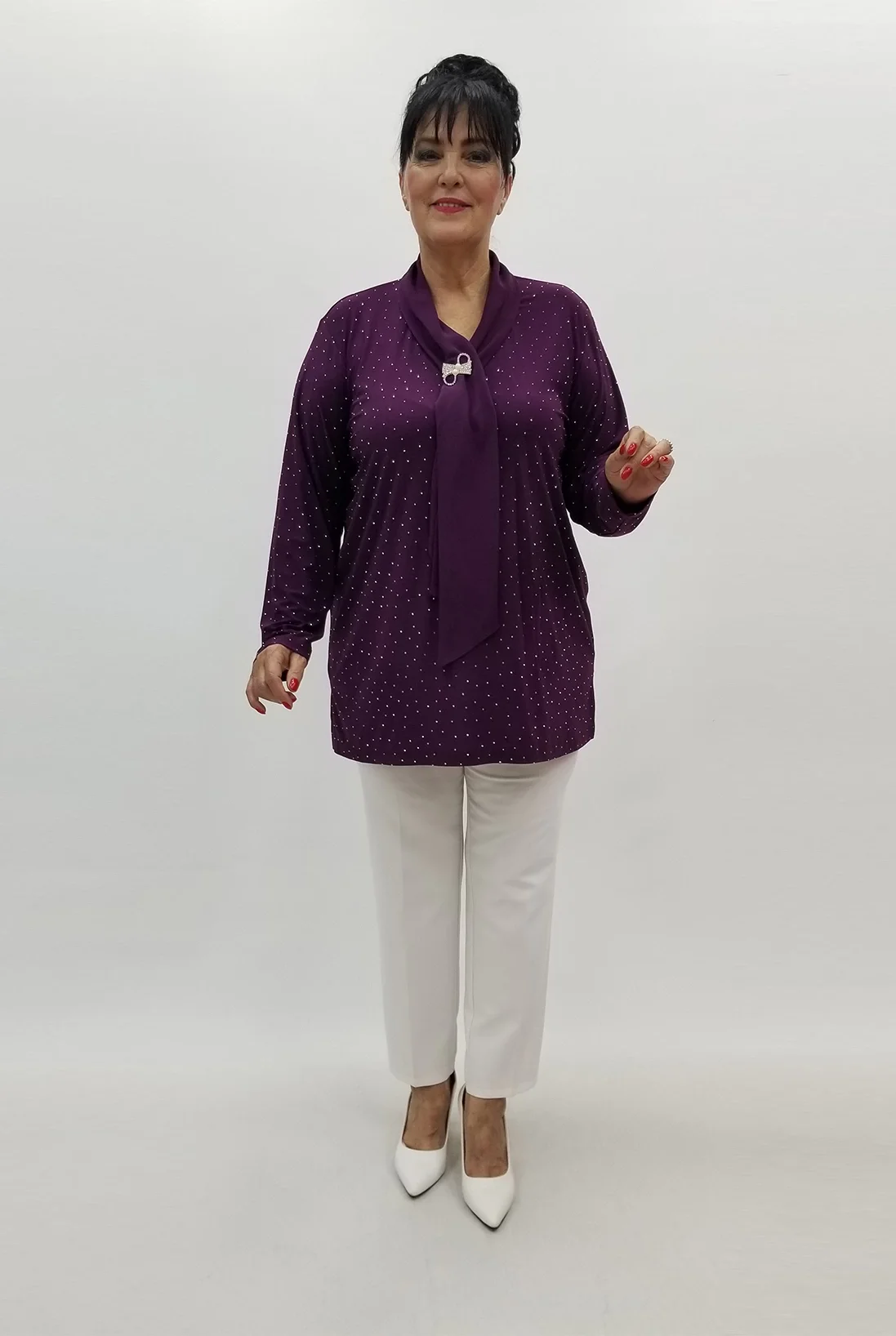 Miraggio Büyük Beden Tunik 99592 MÜRDÜM