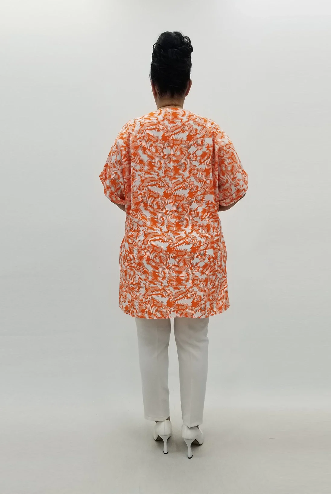 Miraggio Büyük Beden Tunik 99726 ORANJ