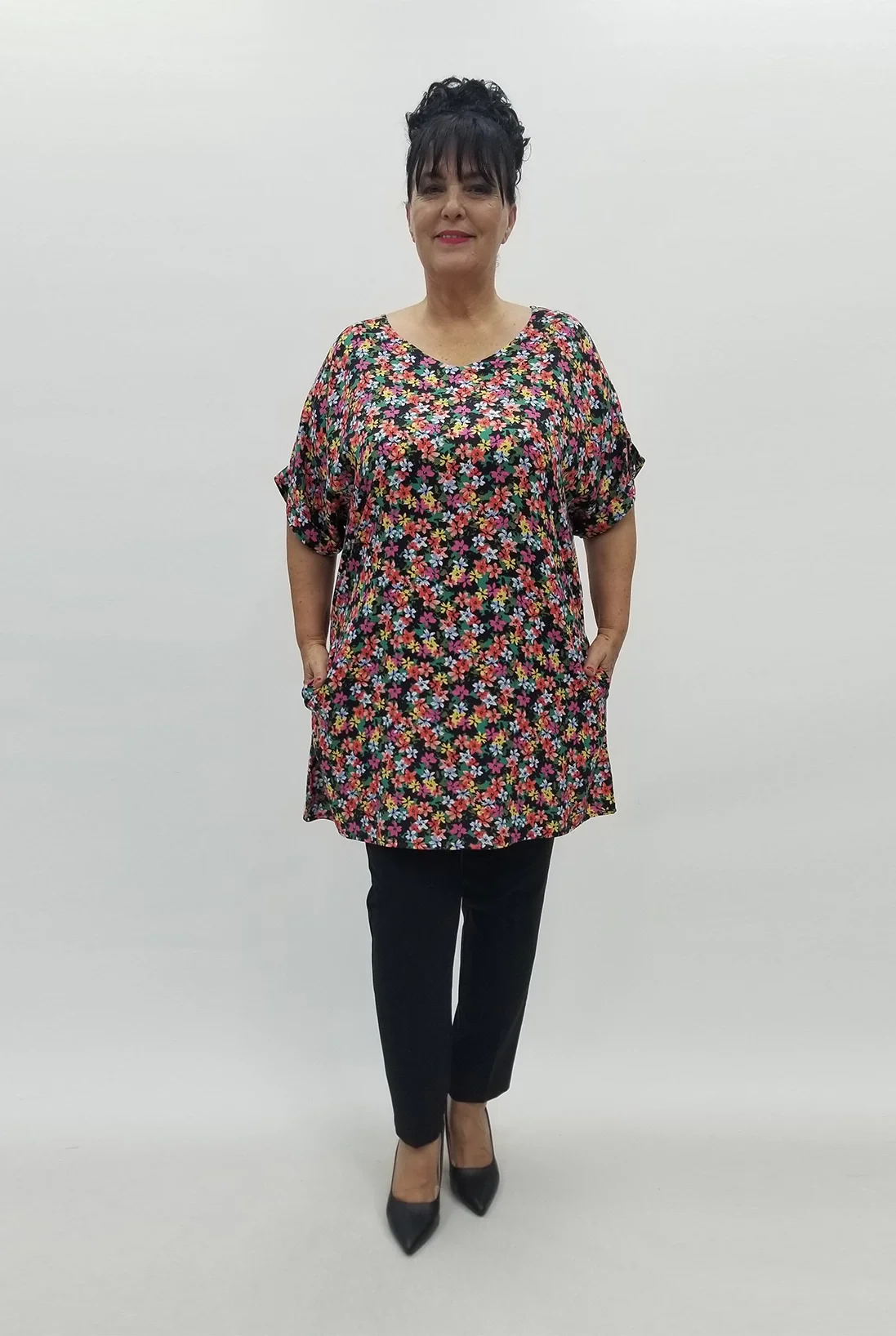 Miraggio Büyük Beden Tunik 99727 YEŞİL