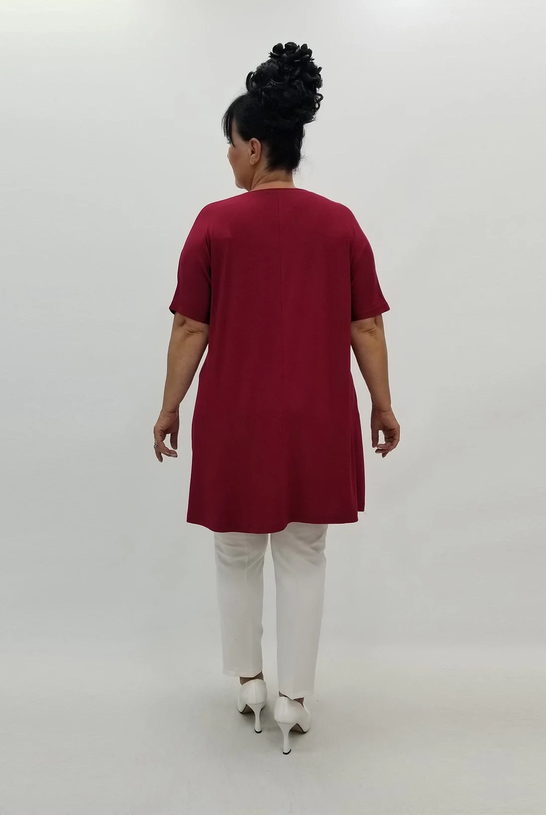 Miraggio Büyük Beden Tunik 99859 BORDO