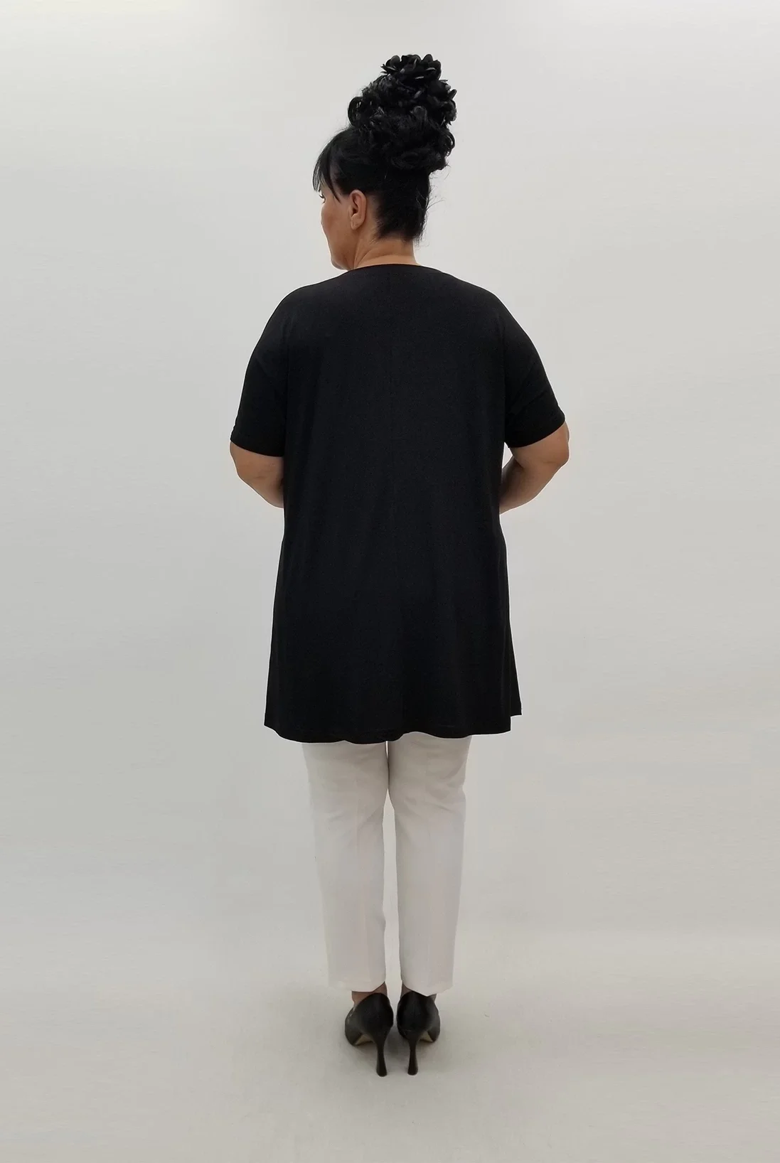 Miraggio Büyük Beden Tunik 99863 SİYAH