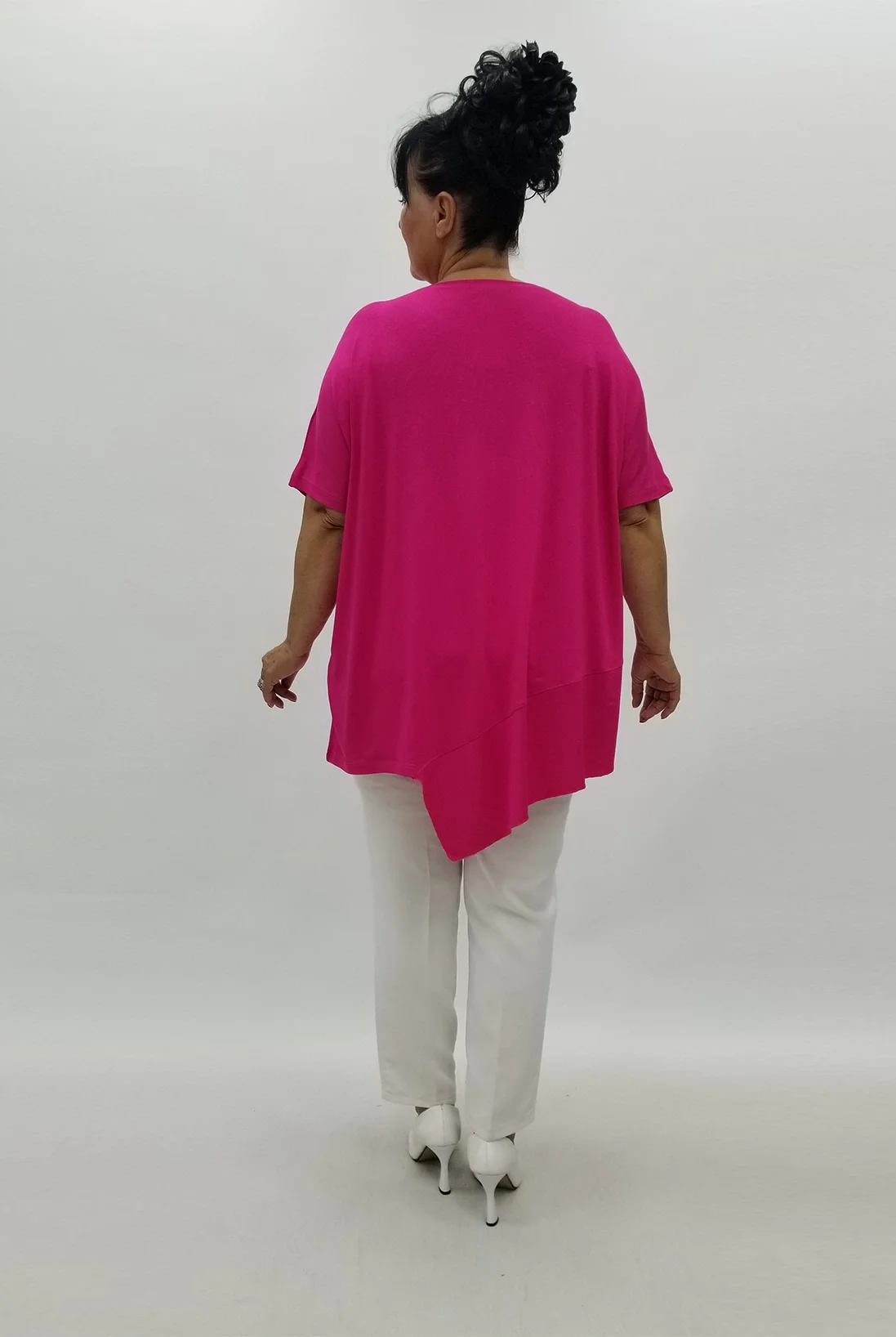 Miraggio Büyük Beden Tunik 99871 FUŞYA