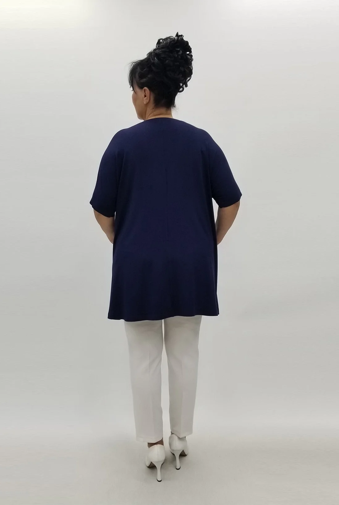 Miraggio Büyük Beden Tunik 99875 LACİVERT