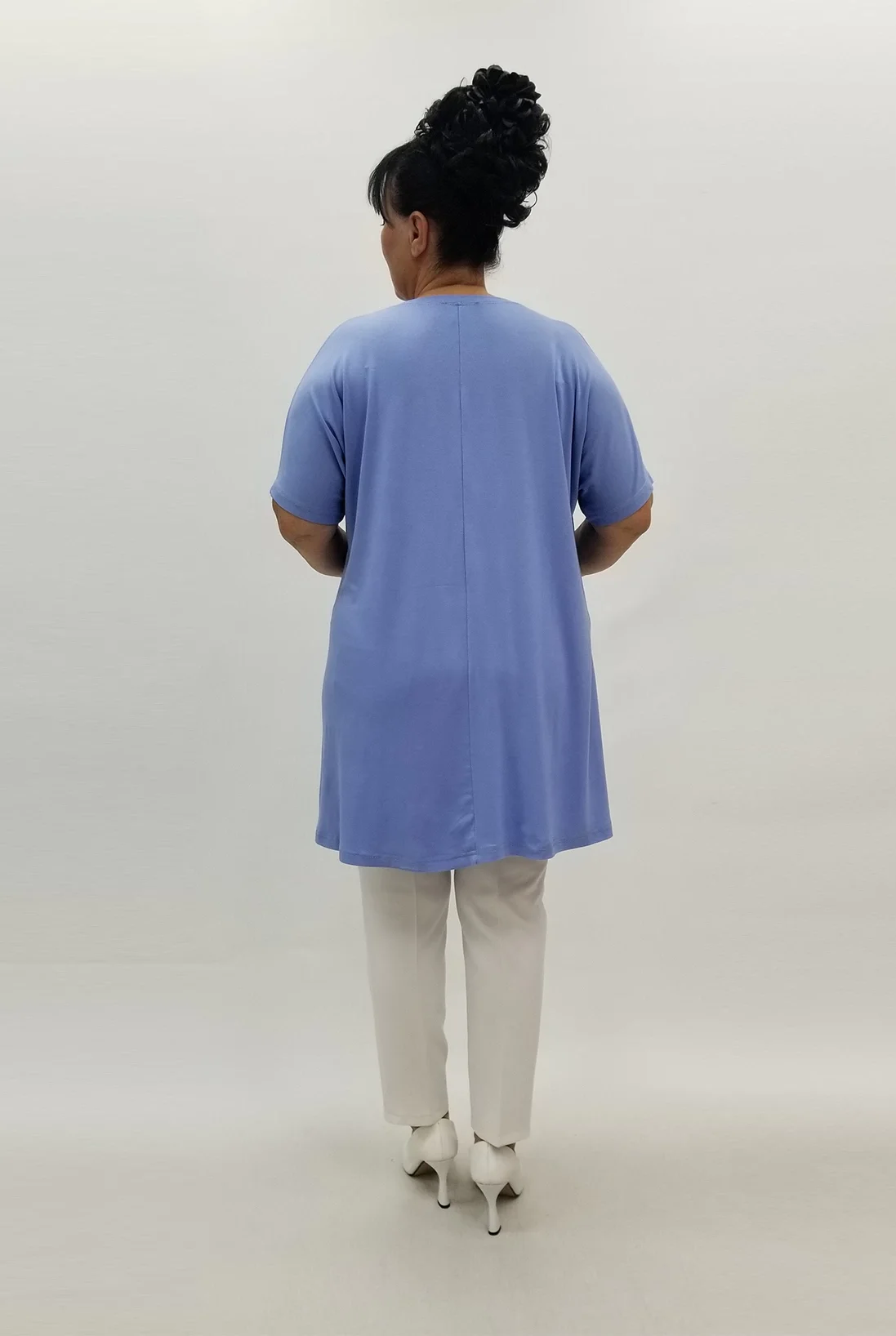 Miraggio Büyük Beden Tunik 99882 A-MAVİ