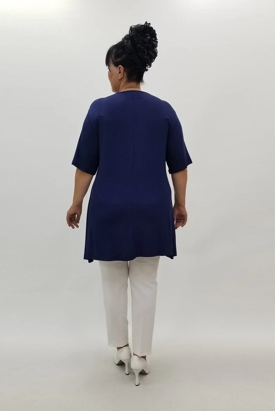 Miraggio Büyük Beden Tunik 99923 LACİVERT