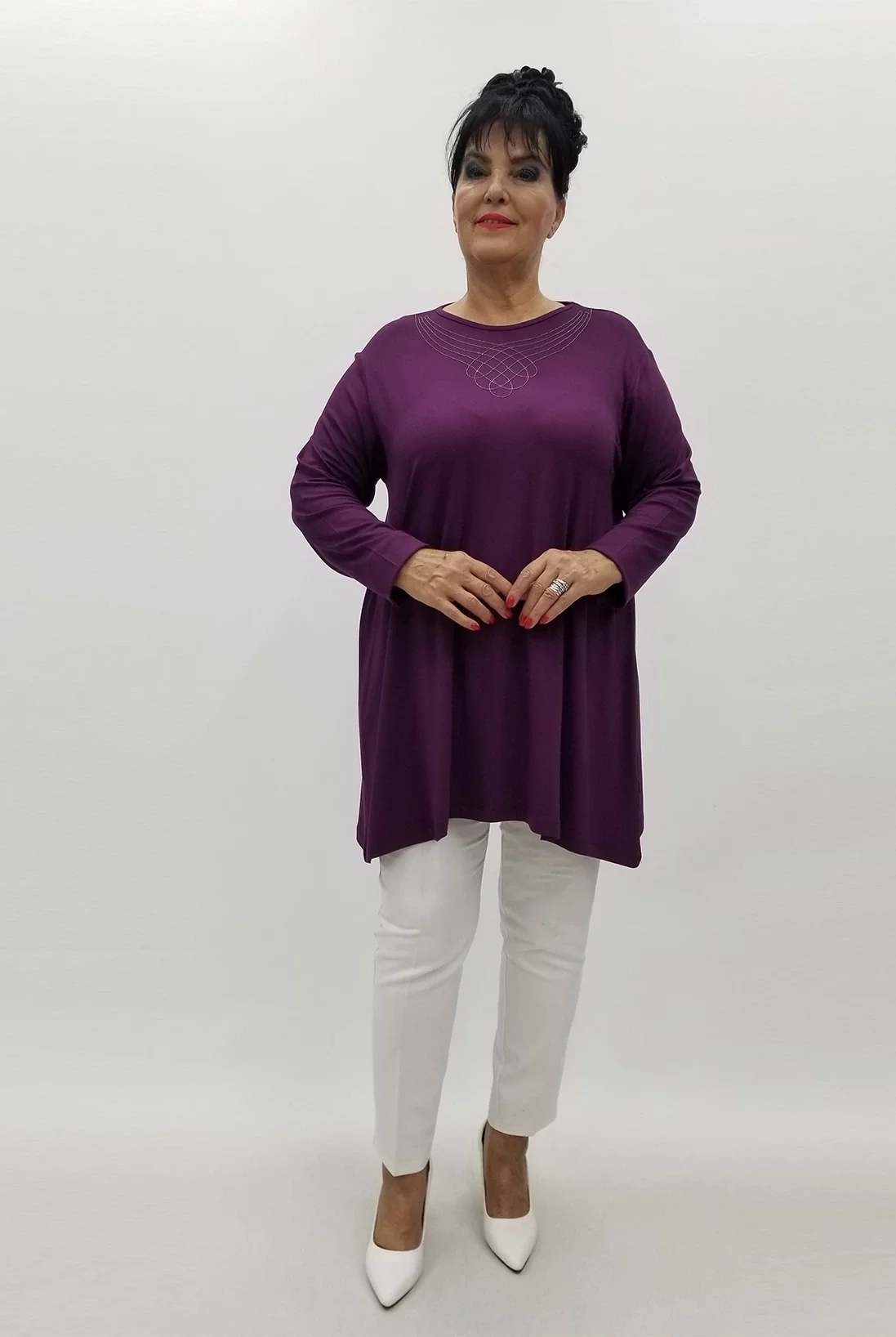 Miraggio Büyük Beden Tunik 99975 MÜRDÜM