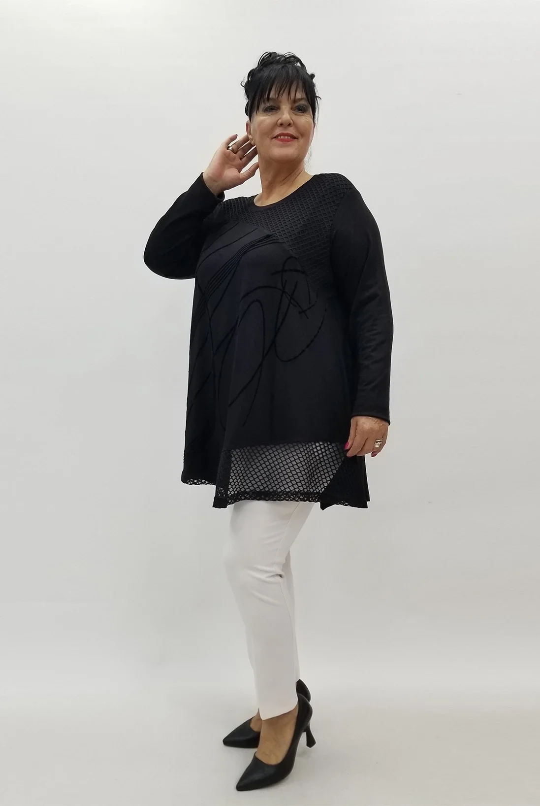 Miraggio Büyük Beden Tunik 99990 SİYAH
