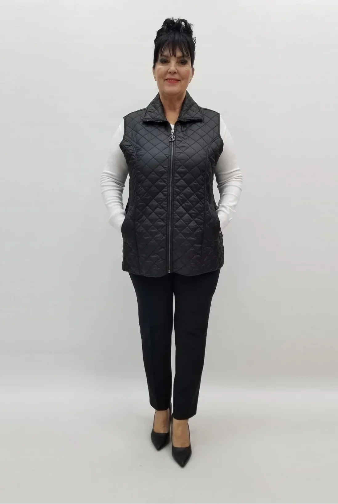 Miraggio Büyük Beden Yelek 4030 SİYAH