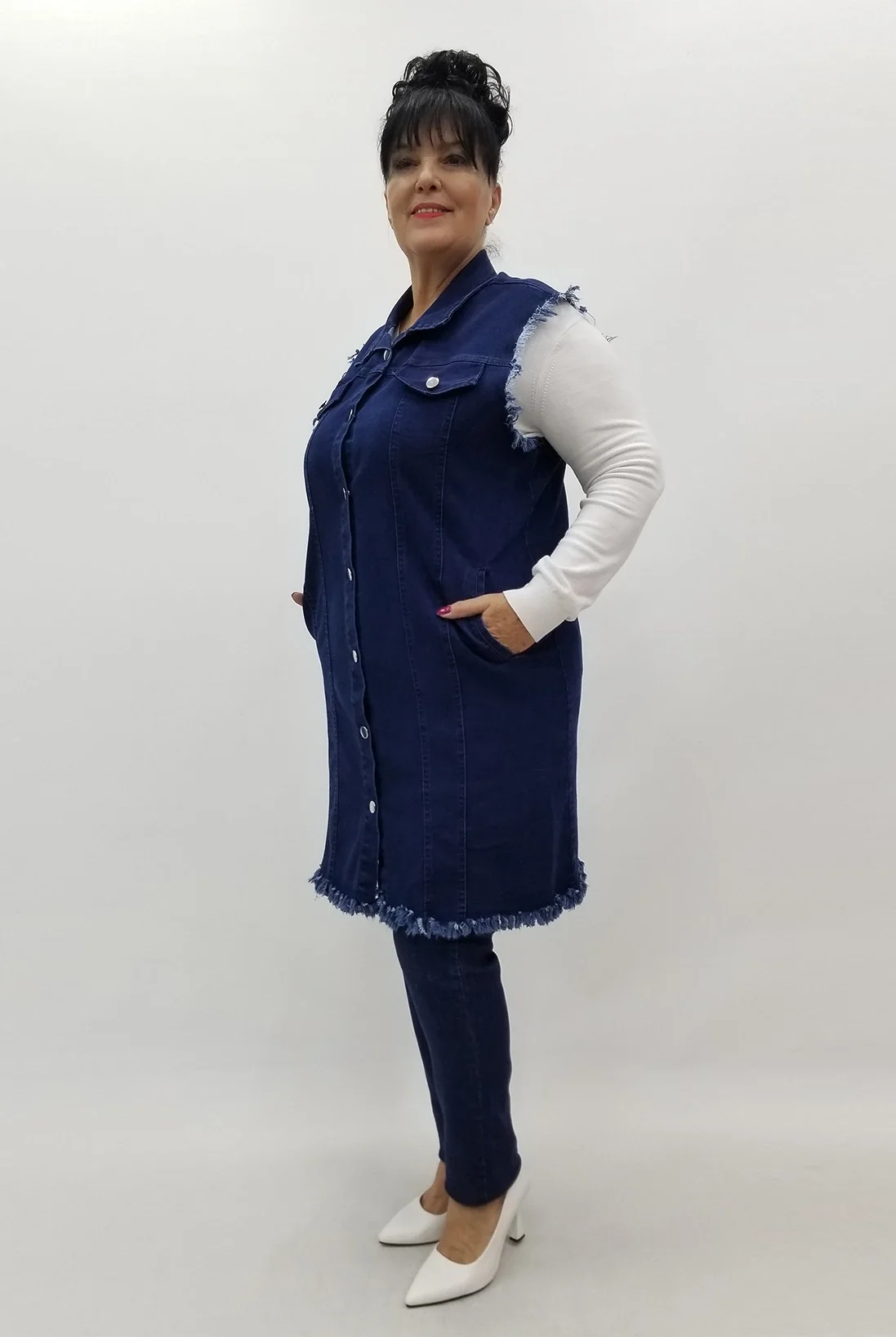 Miraggio Büyük Beden Yelek 4051 KOT LACİ