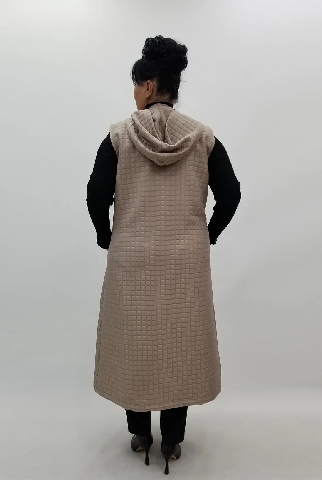 Miraggio Büyük Beden Yelek 4057 BEJ