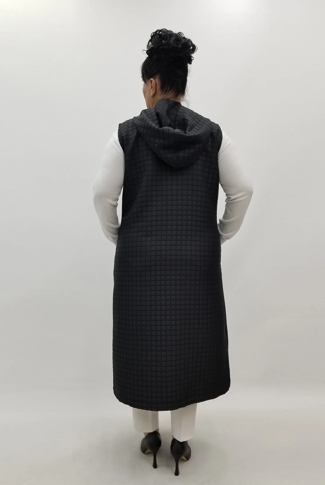 Miraggio Büyük Beden Yelek 4057 SİYAH