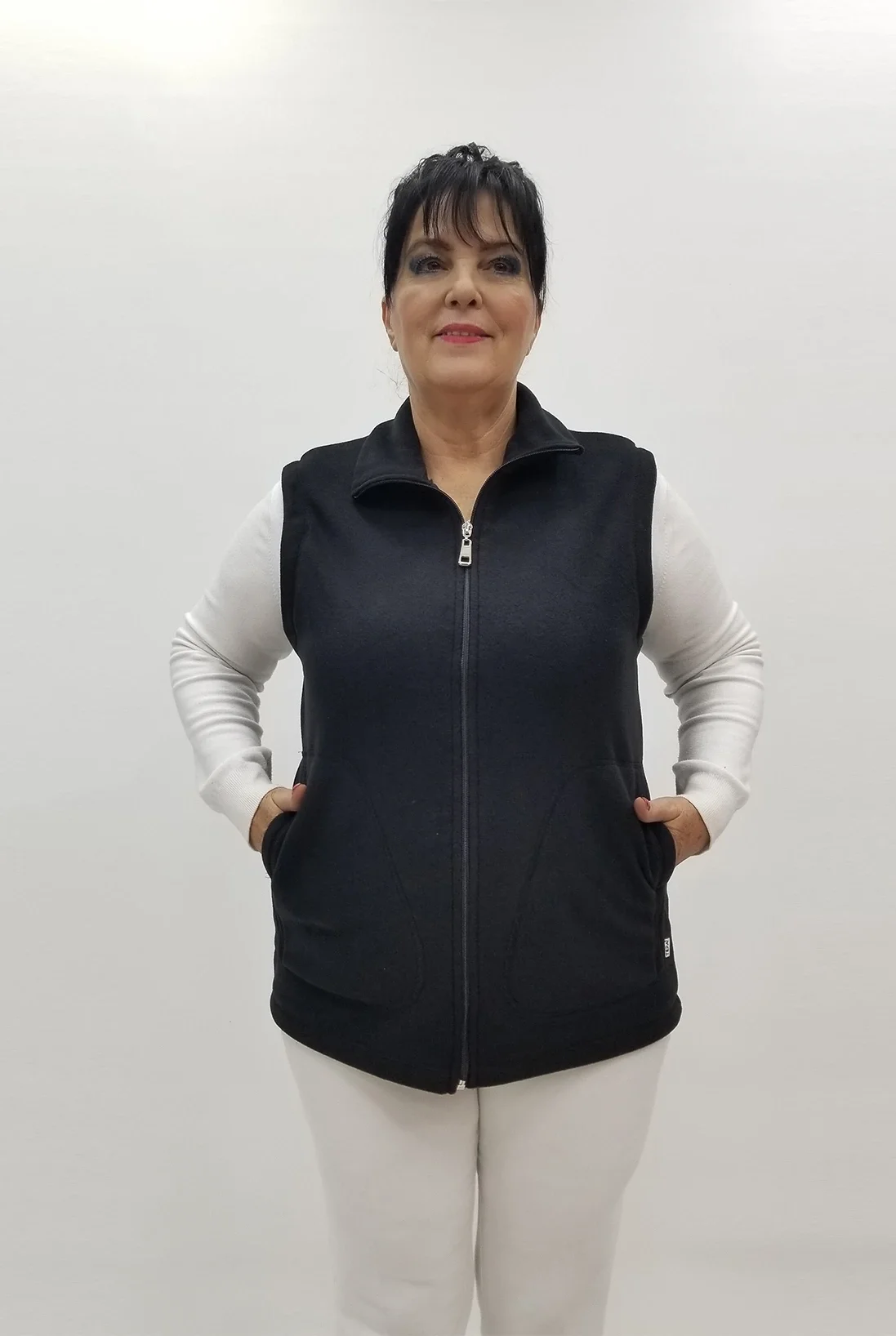 Miraggio Büyük Beden Yelek 4178 SİYAH