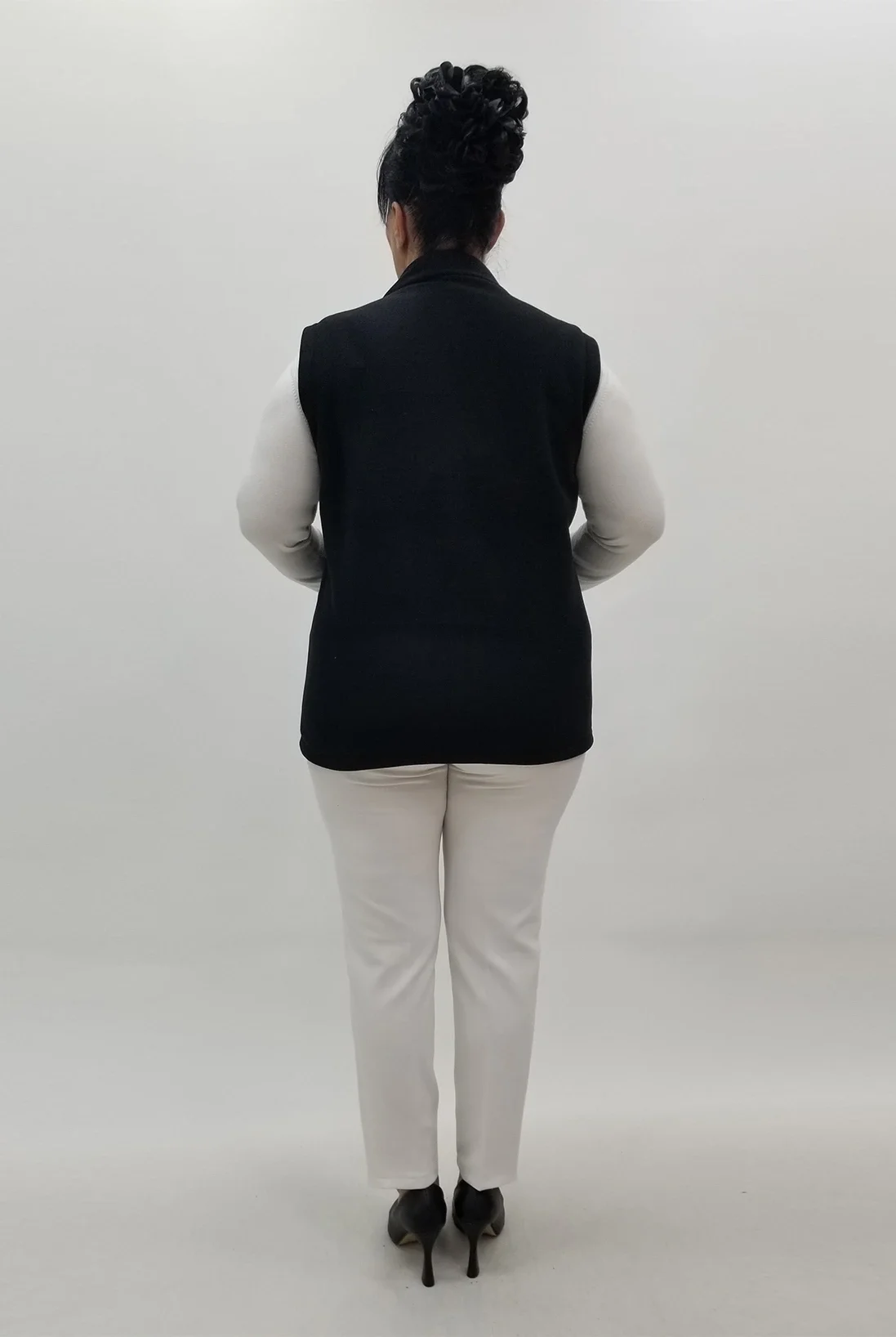 Miraggio Büyük Beden Yelek 4178 SİYAH