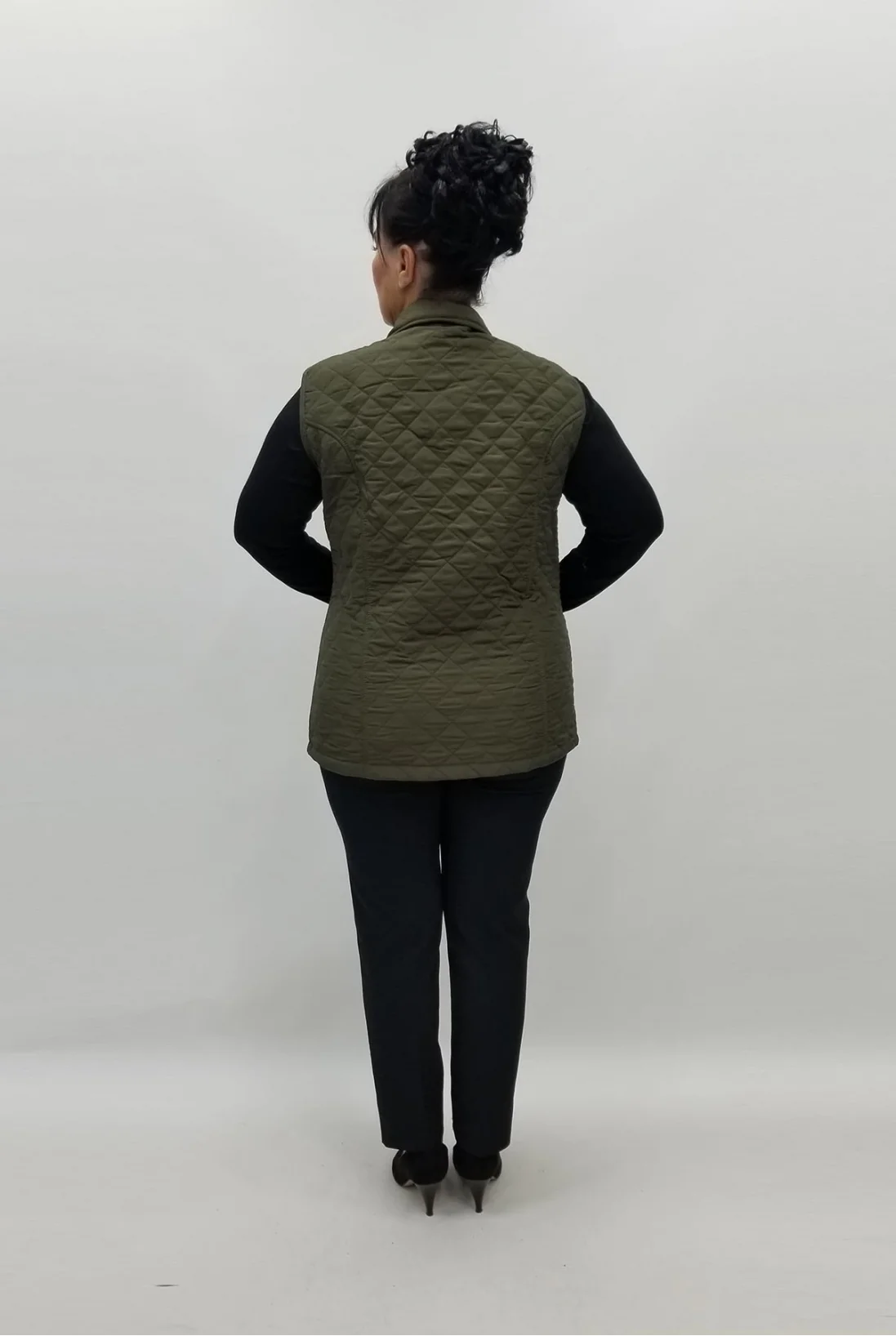 Miraggio Büyük Beden Yelek 96885 HAKİ