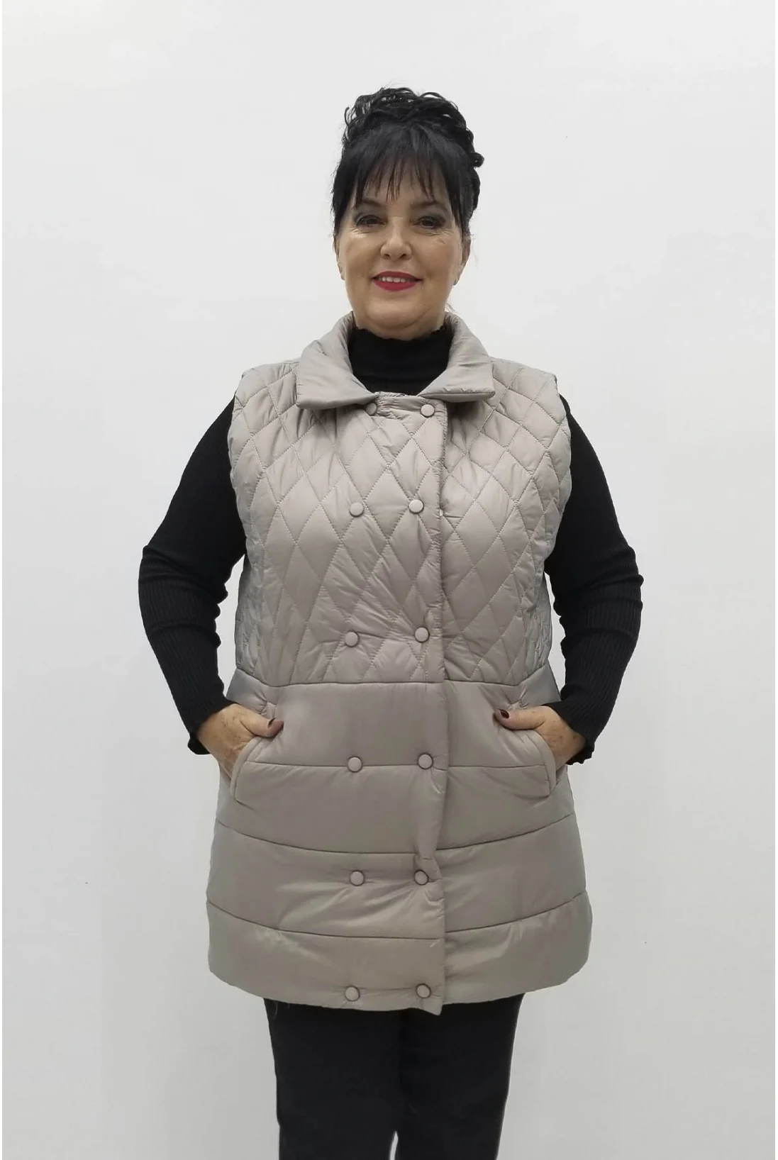 Miraggio Büyük Beden Yelek 98144 TAŞ