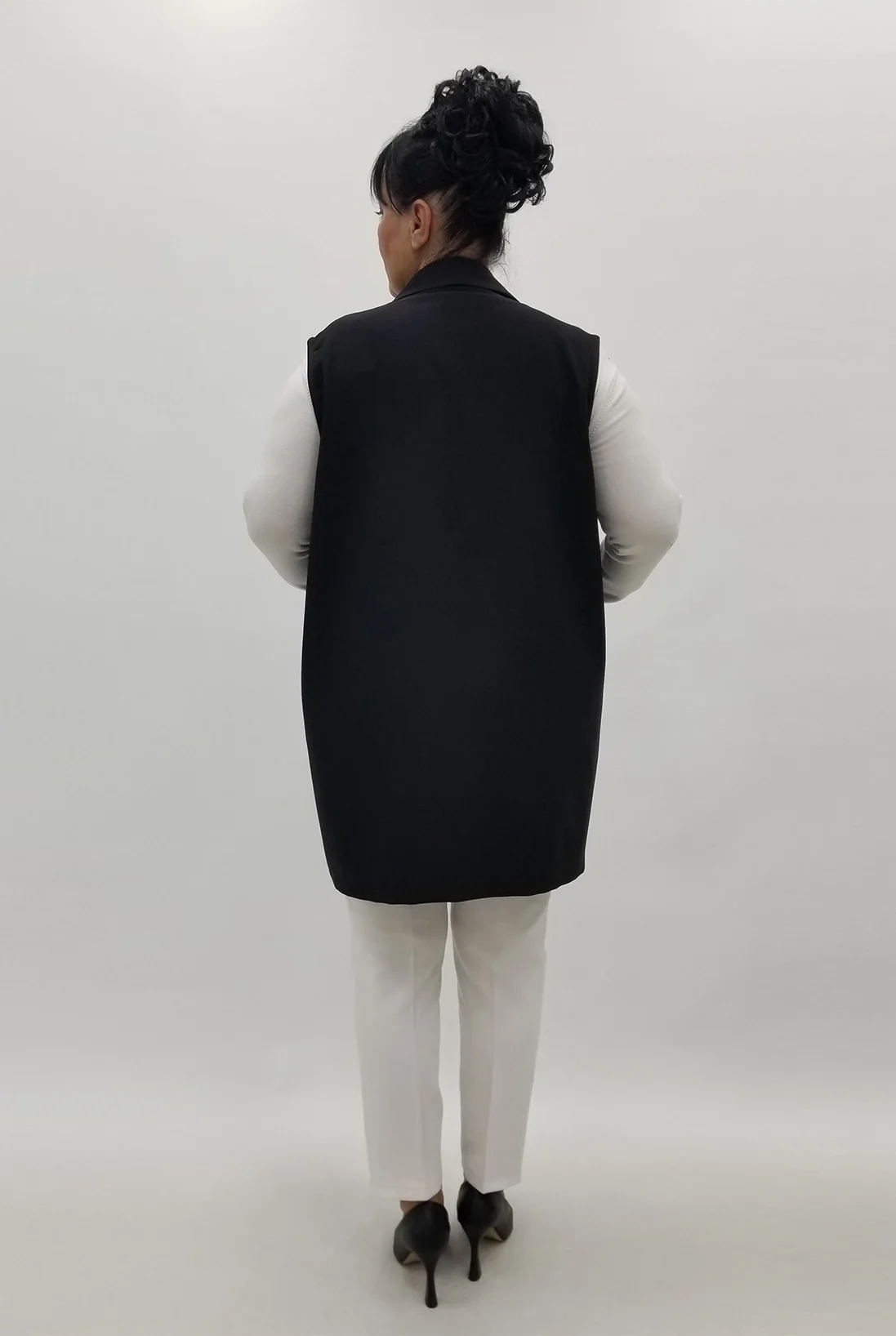 Miraggio Büyük Beden Yelek 99998 SİYAH