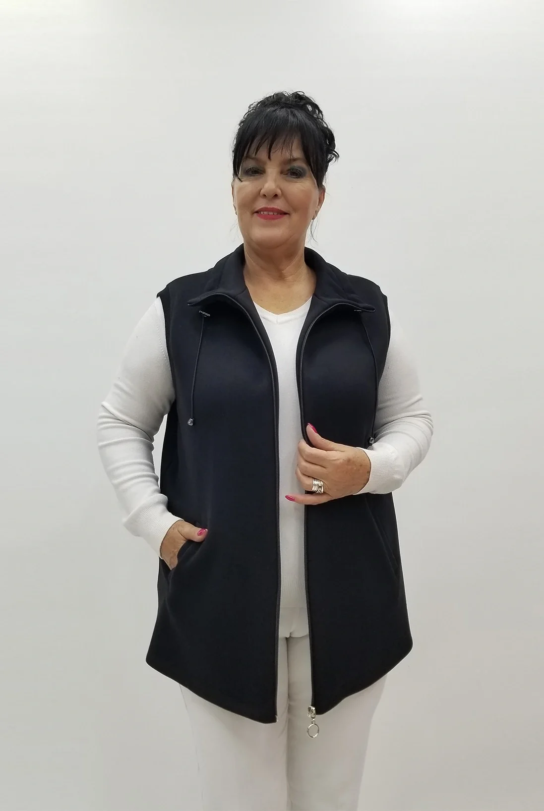 Miraggio Büyük Beden Yelek 99999 SİYAH