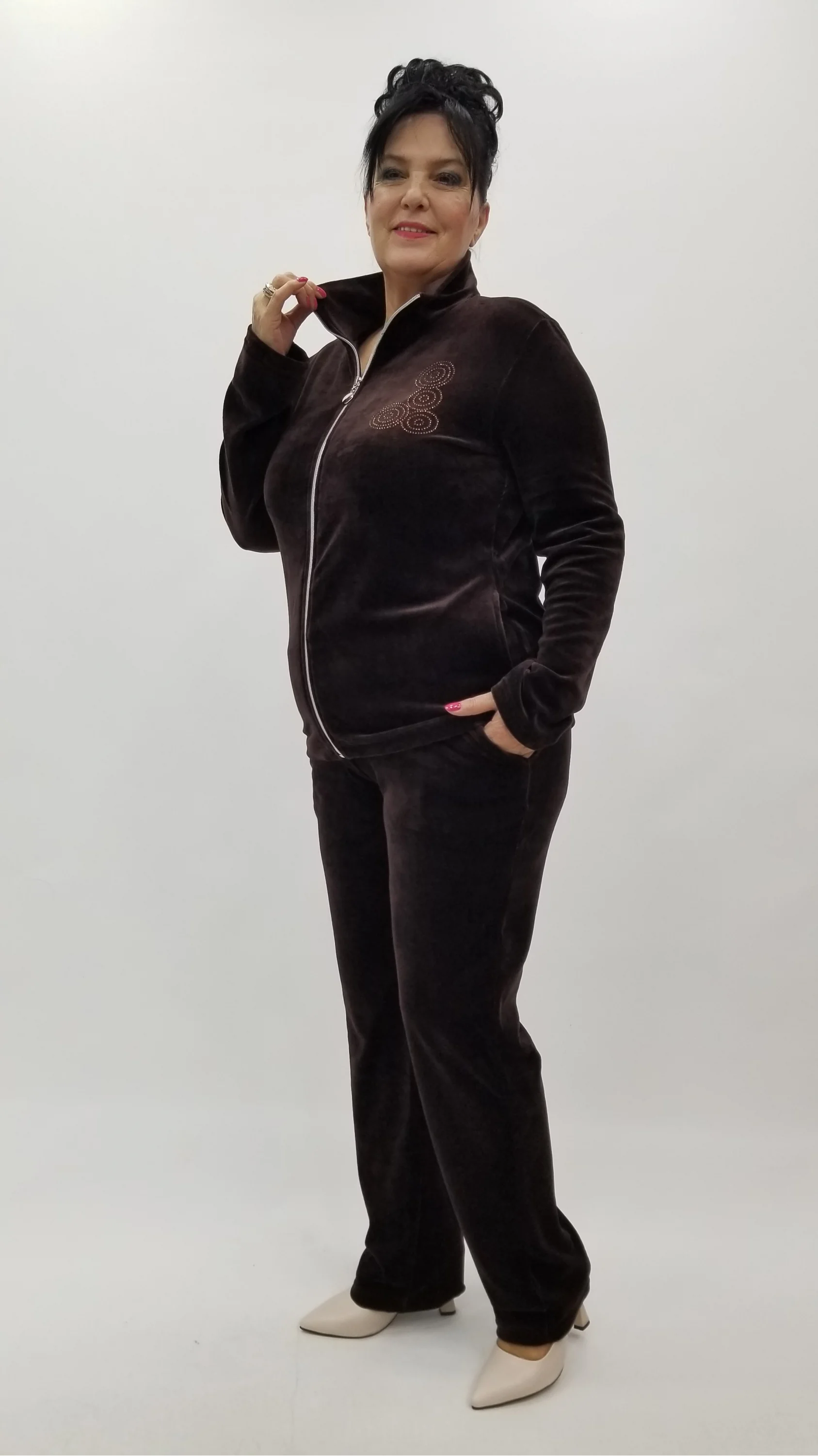 Miraggio Büyük Beden Takım 4385 KAHVE