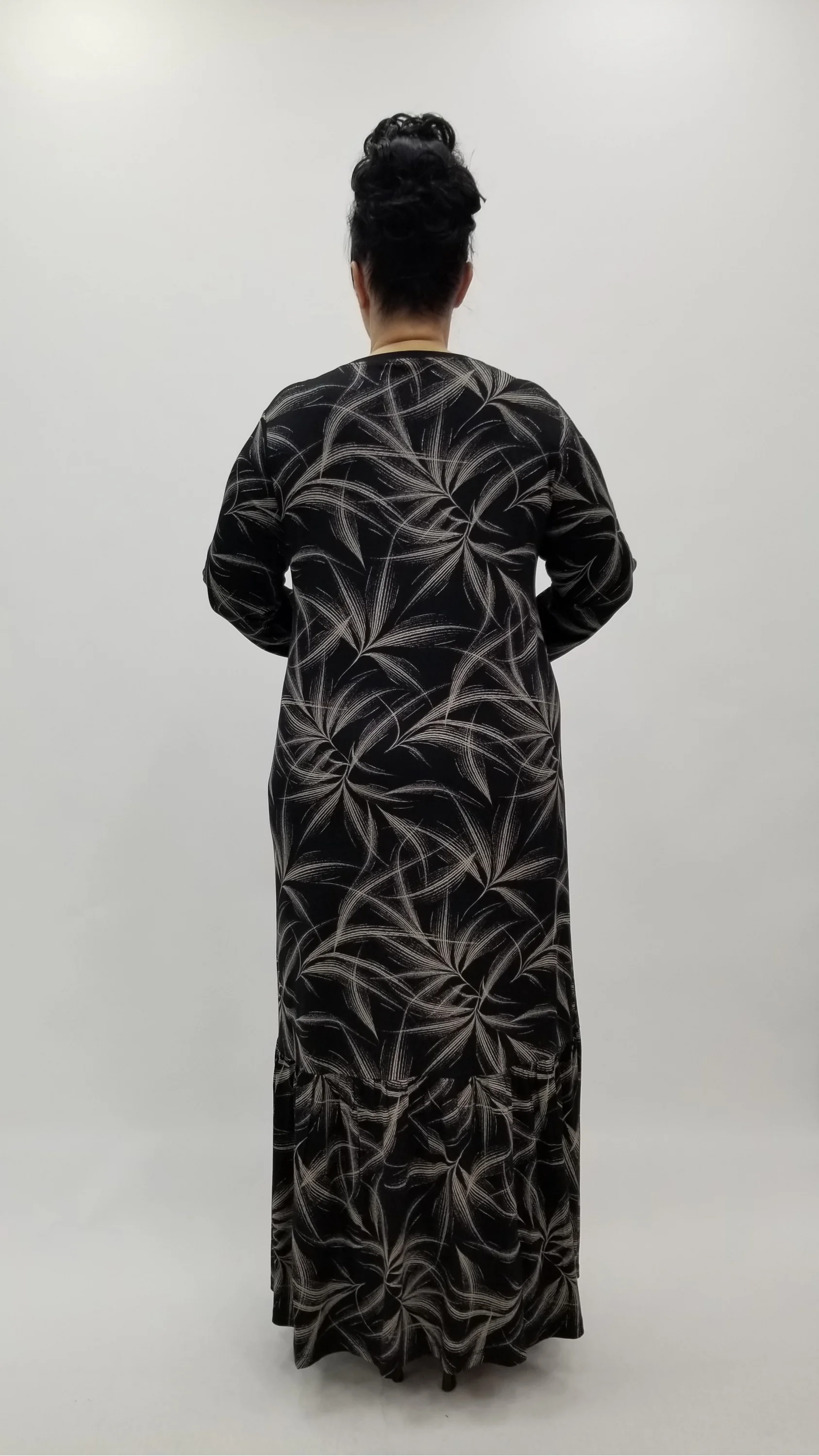 Miraggio Büyük Beden Elbise 4376 SİYAH