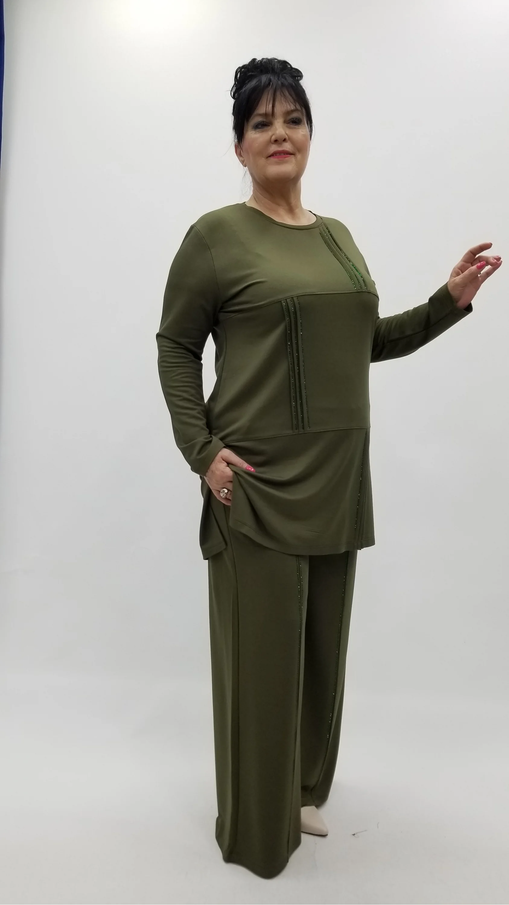 Miraggio Büyük Beden Takım 4323 HAKİ