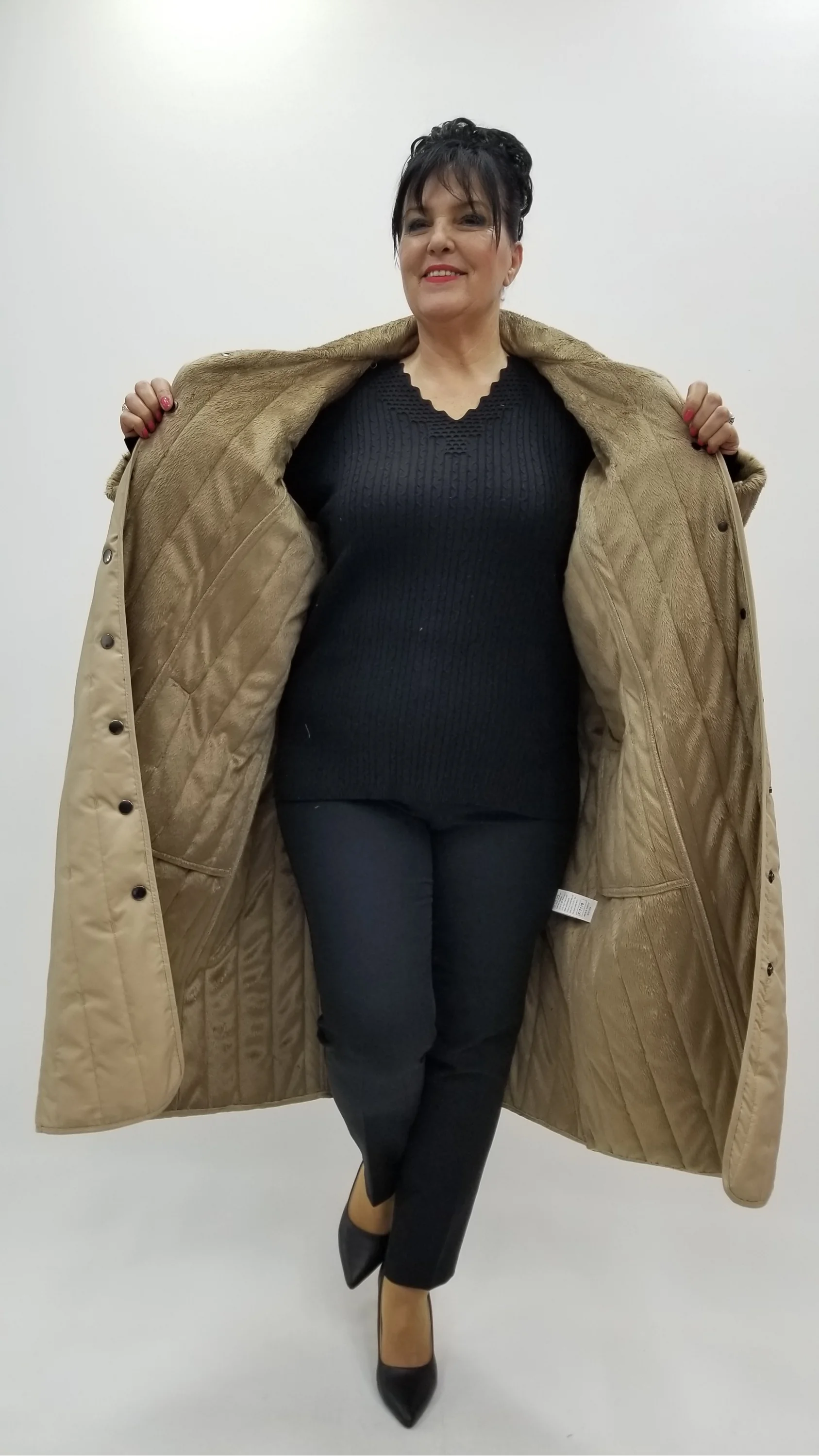 Miraggio Büyük Beden Kaban 4400 BEJ