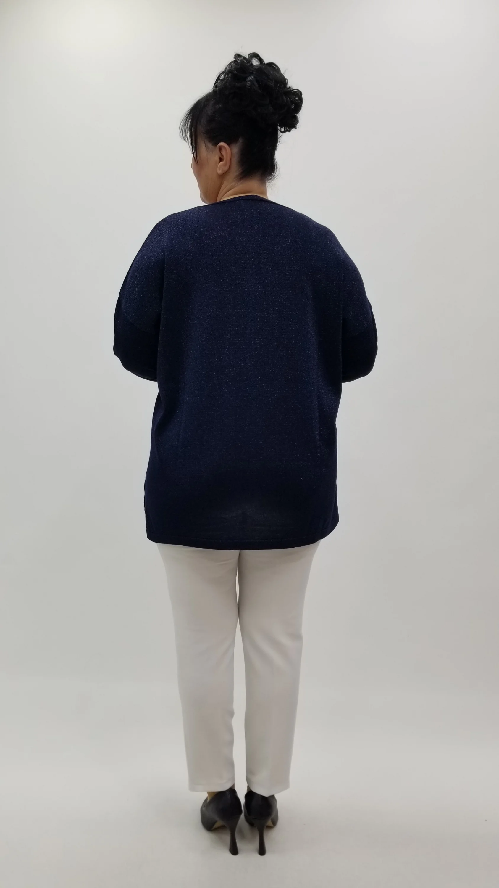 Miraggio Büyük Beden Triko 4183 LACİVERT