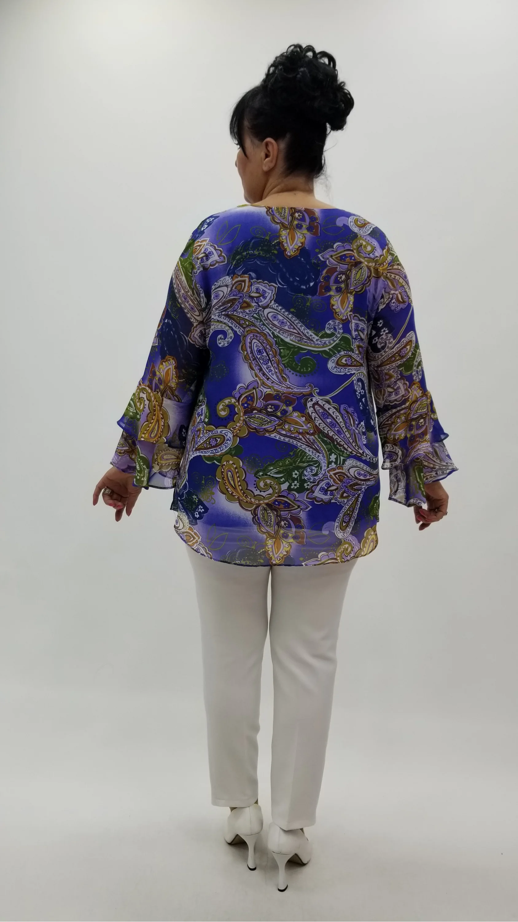 Miraggio Büyük Beden Abiye Bluz 4230 MOR