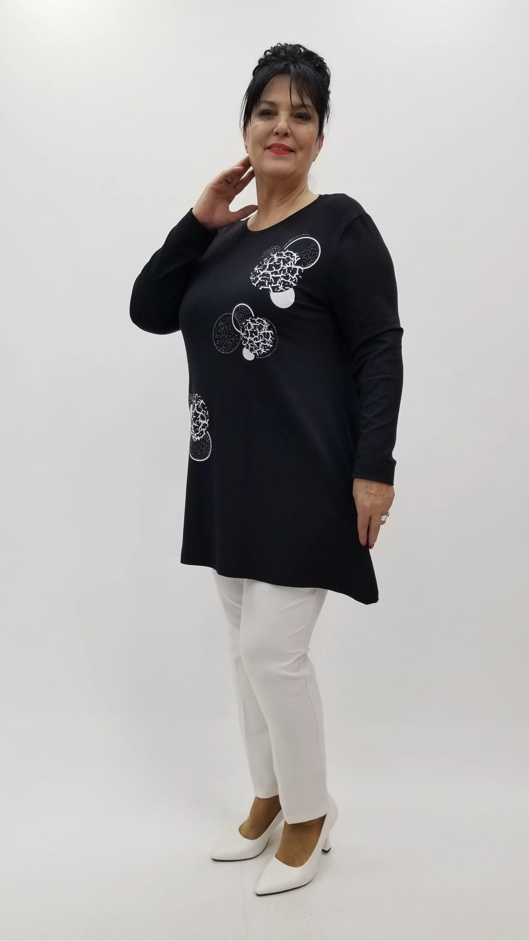 Miraggio Büyük Beden Tunik 4244 SİYAH