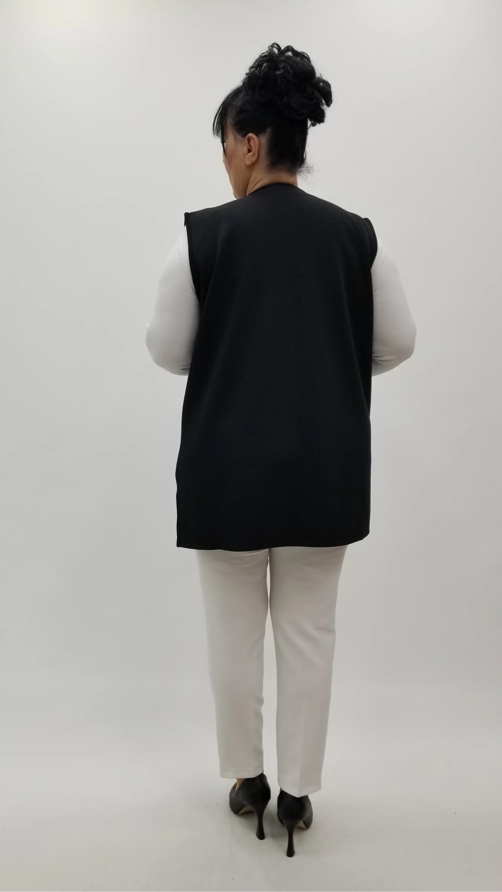 Miraggio Büyük Beden Yelek 4273 SİYAH