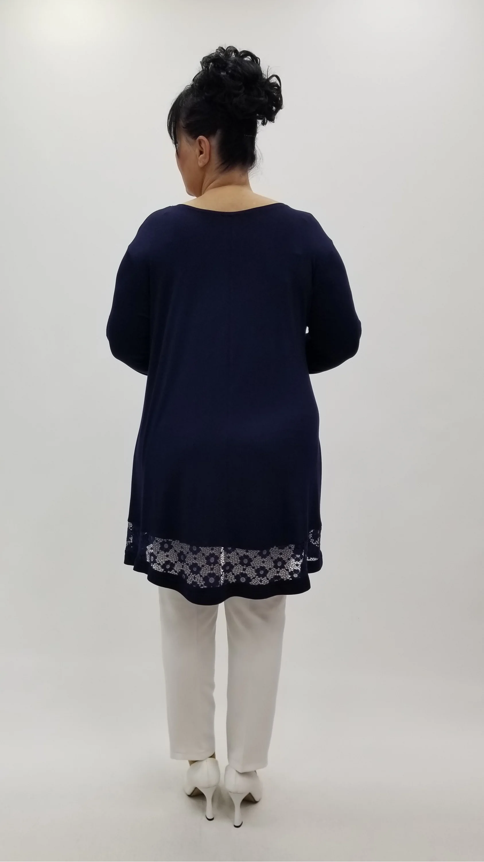 Miraggio Büyük Beden Tunik 4294 LACİVERT