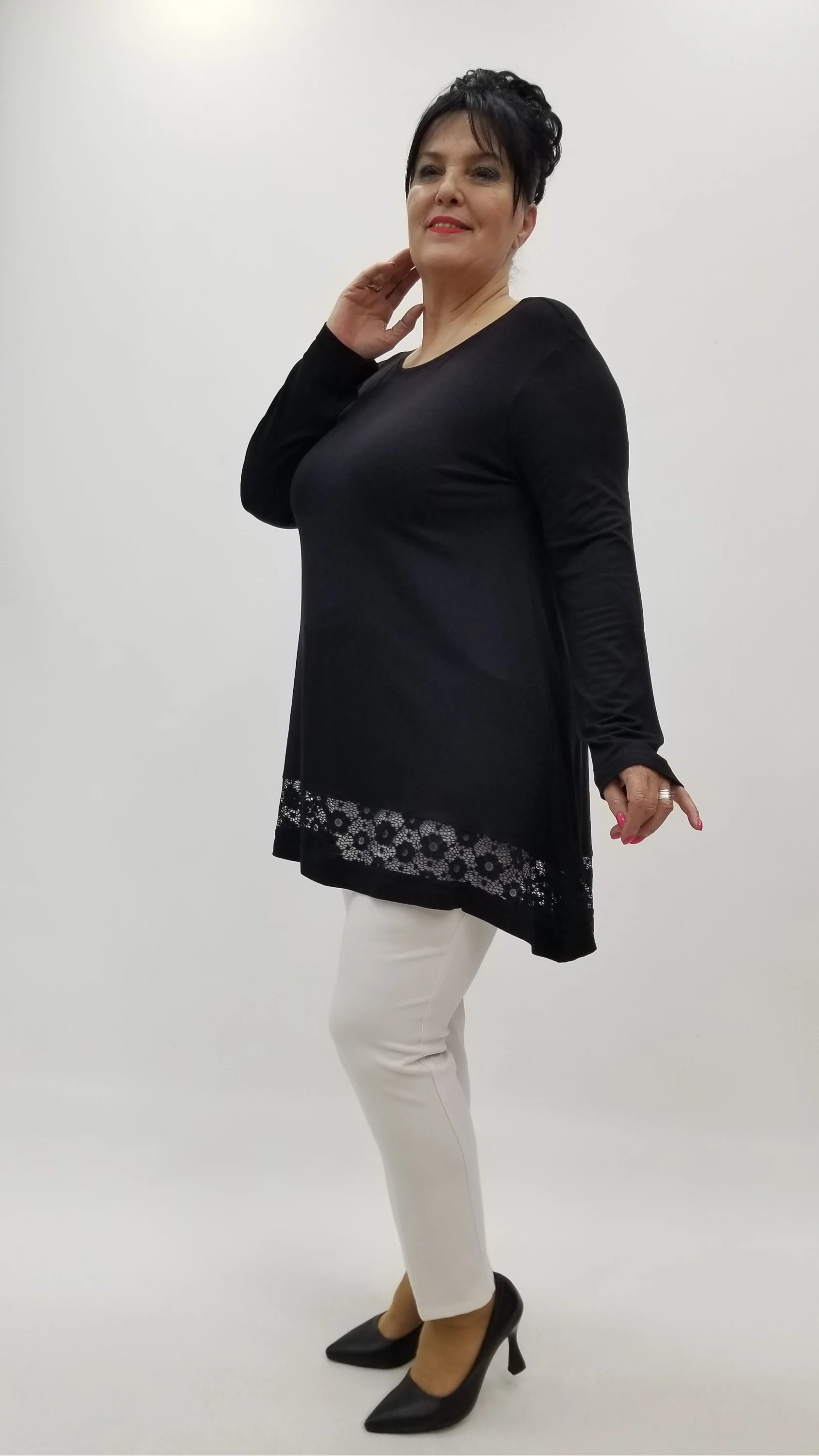 Miraggio Büyük Beden Tunik 4294 SİYAH