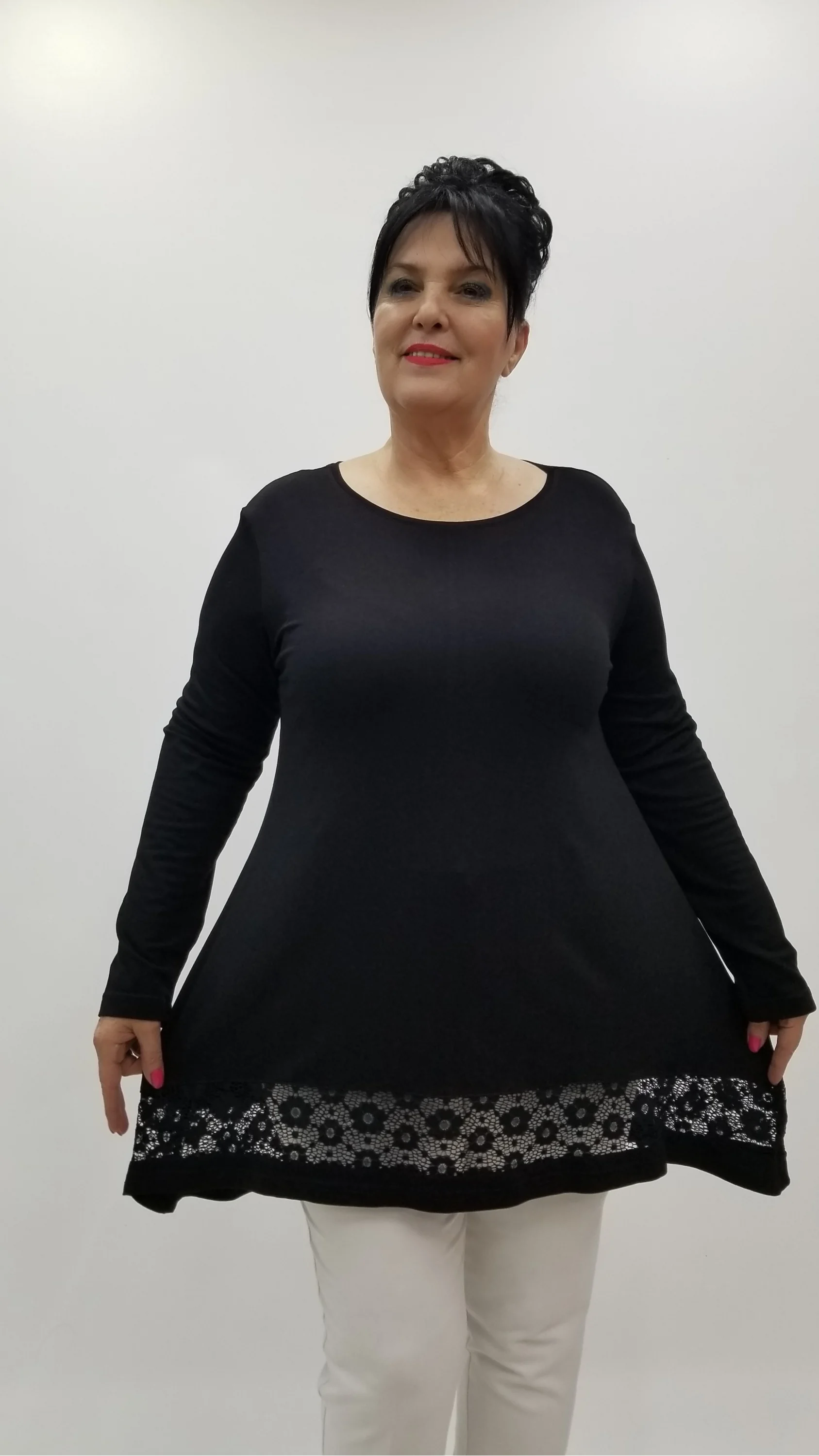 Miraggio Büyük Beden Tunik 4294 SİYAH