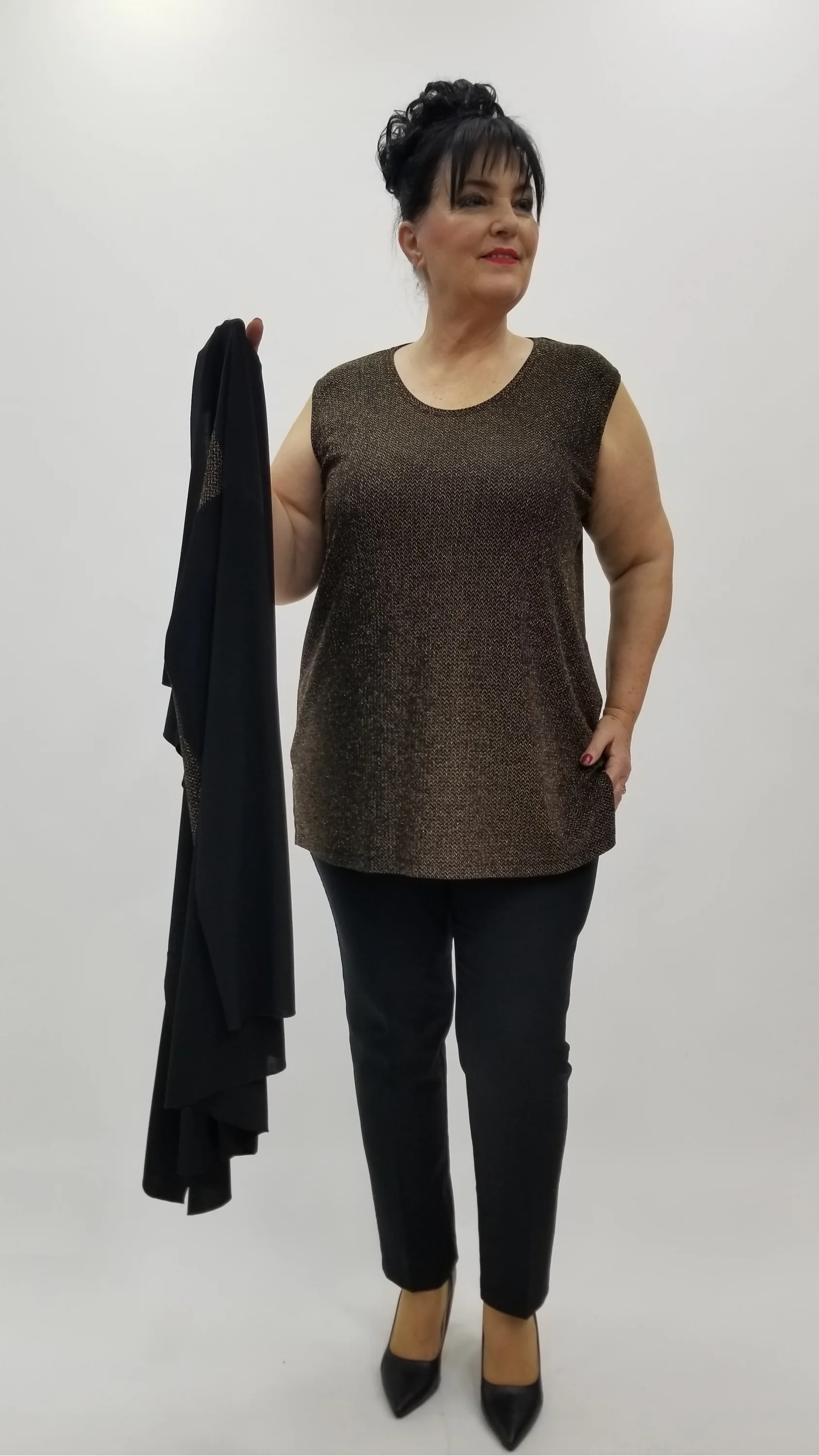 Abiye Ceket Takım 4312 SİY-GOLD