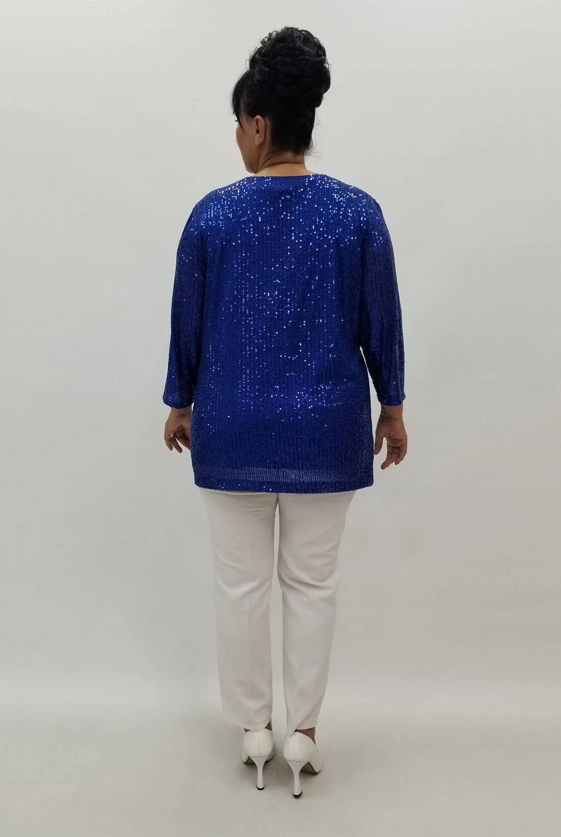 Miraggio Büyük Beden Abiye Bluz 99846 SAKS