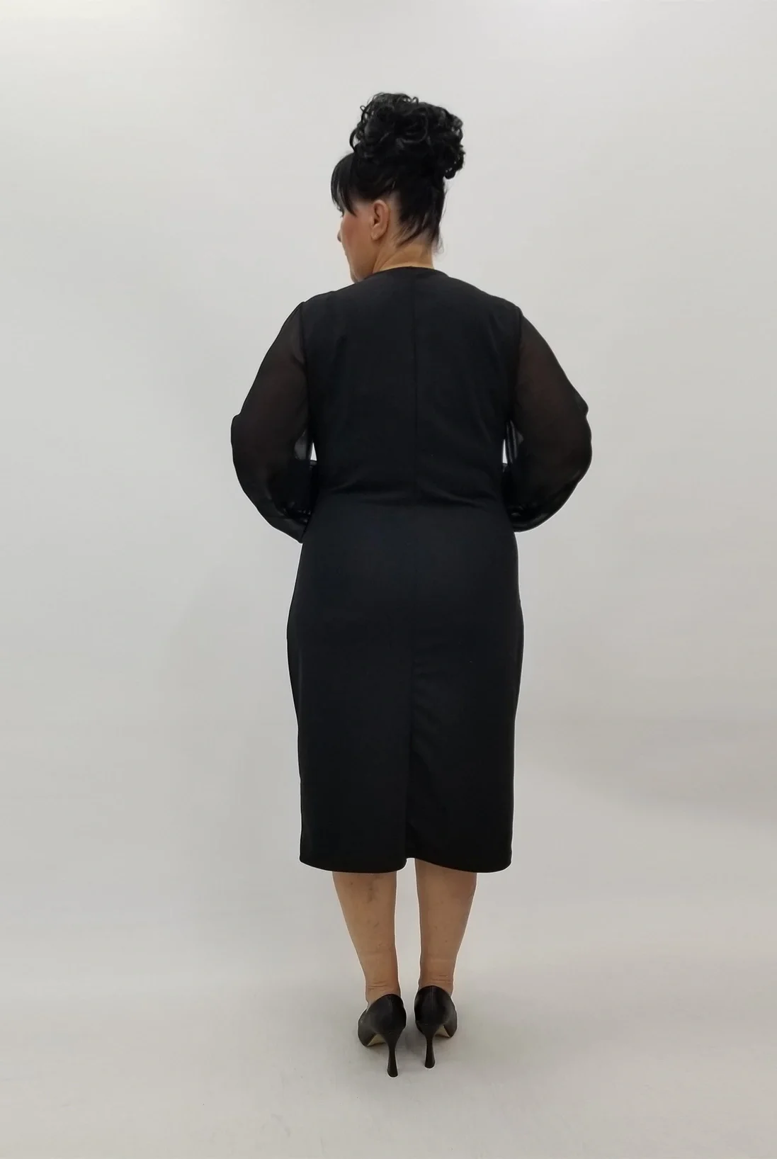 Miraggio Büyük Beden Abiye Elbise 4058 SİYAH