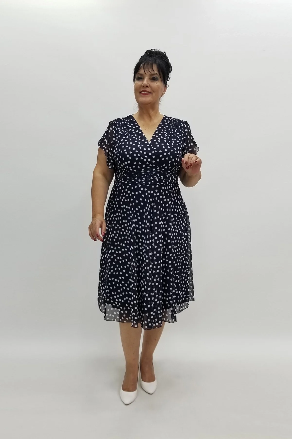 Miraggio Büyük Beden Abiye Elbise 94466 LACİVERT