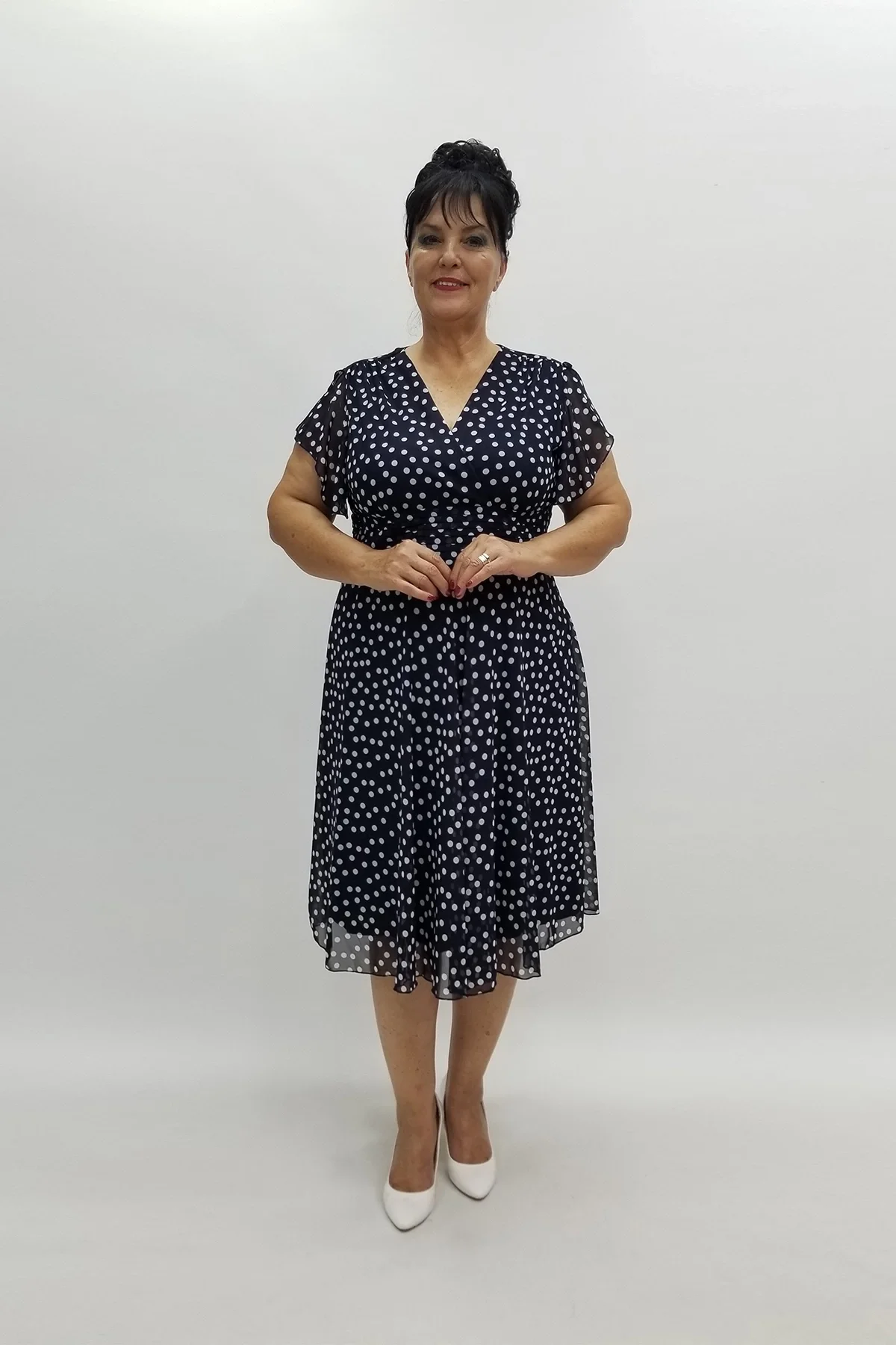 Miraggio Büyük Beden Abiye Elbise 94466 LACİVERT