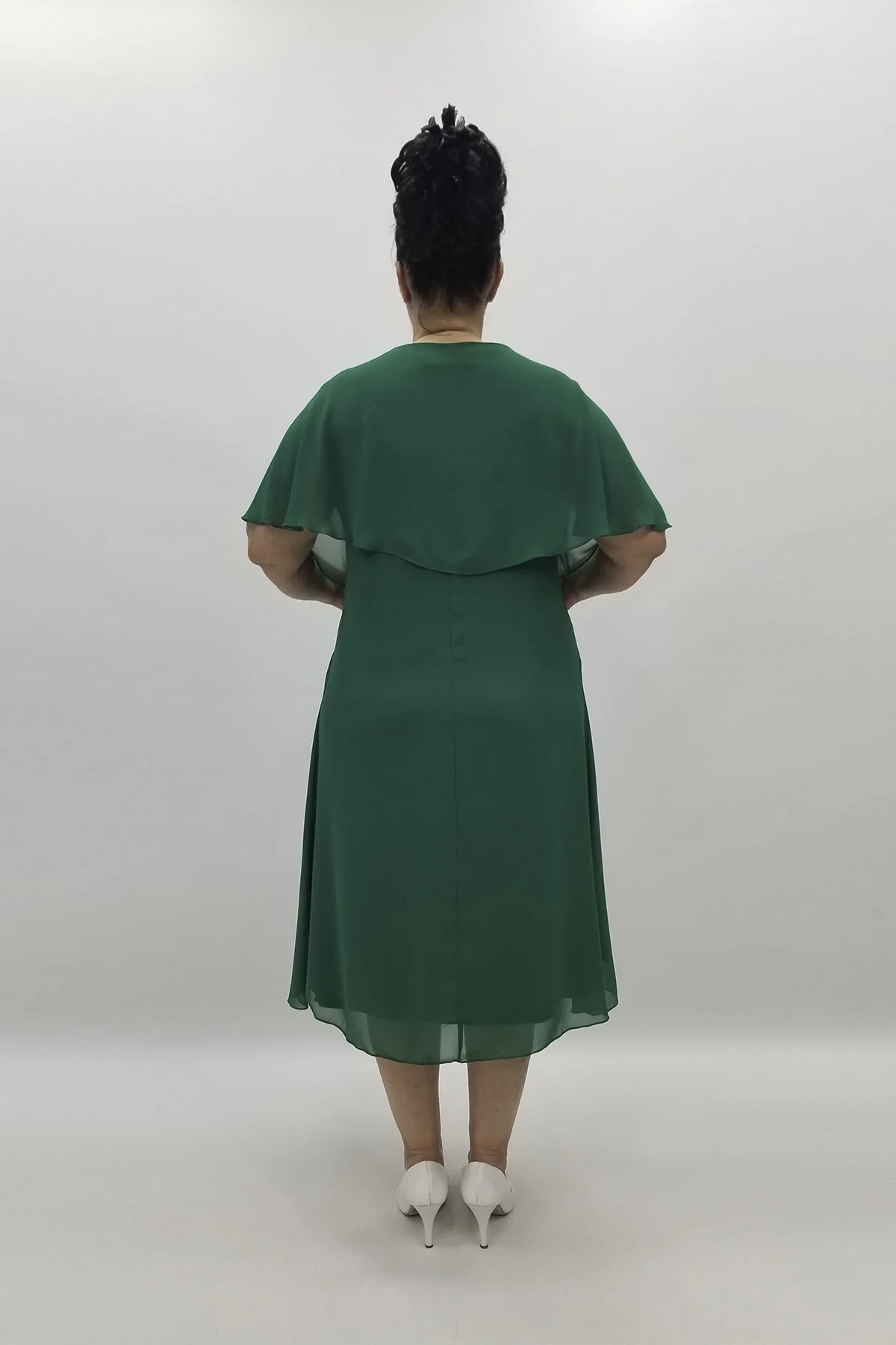 Miraggio Büyük Beden Abiye Elbise 97558 A.YEŞİL