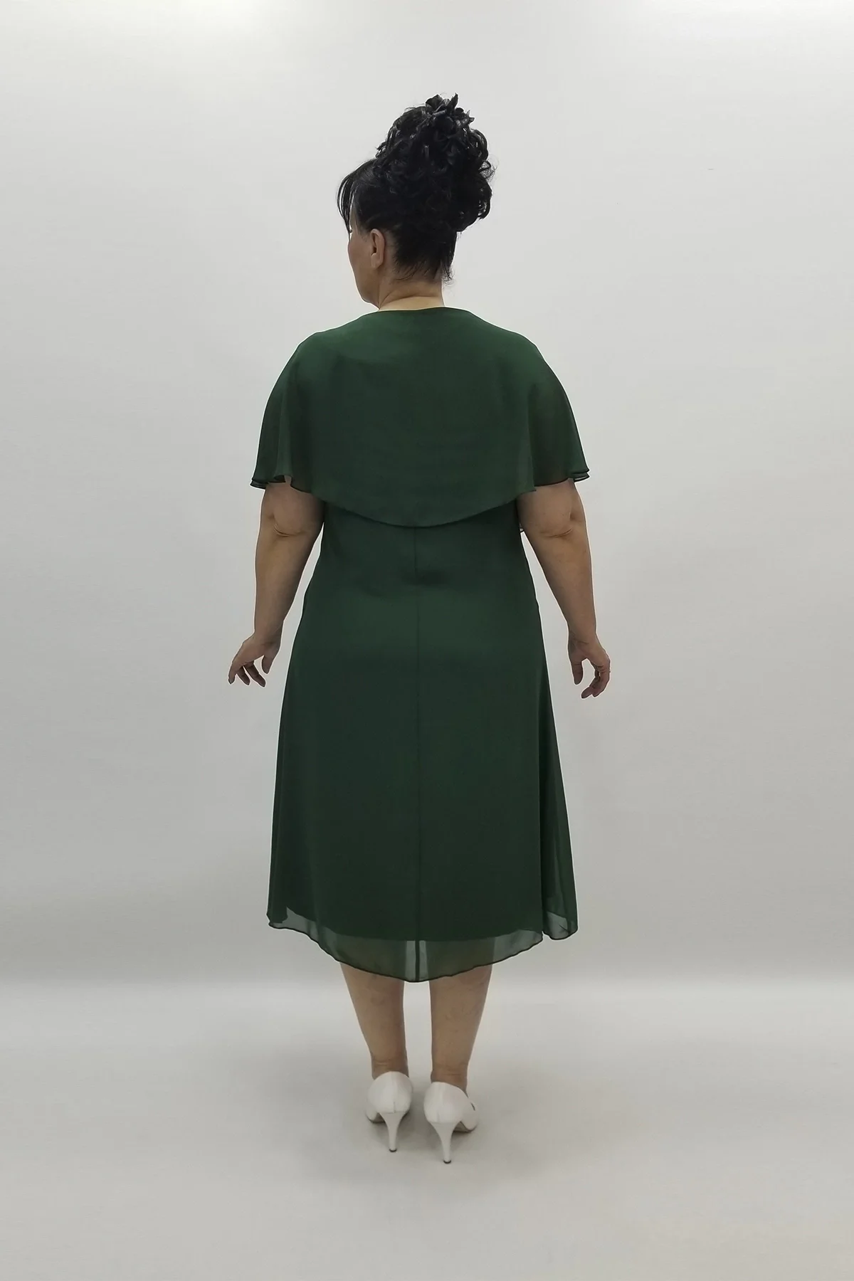 Miraggio Büyük Beden Abiye Elbise 97558 YEŞİL