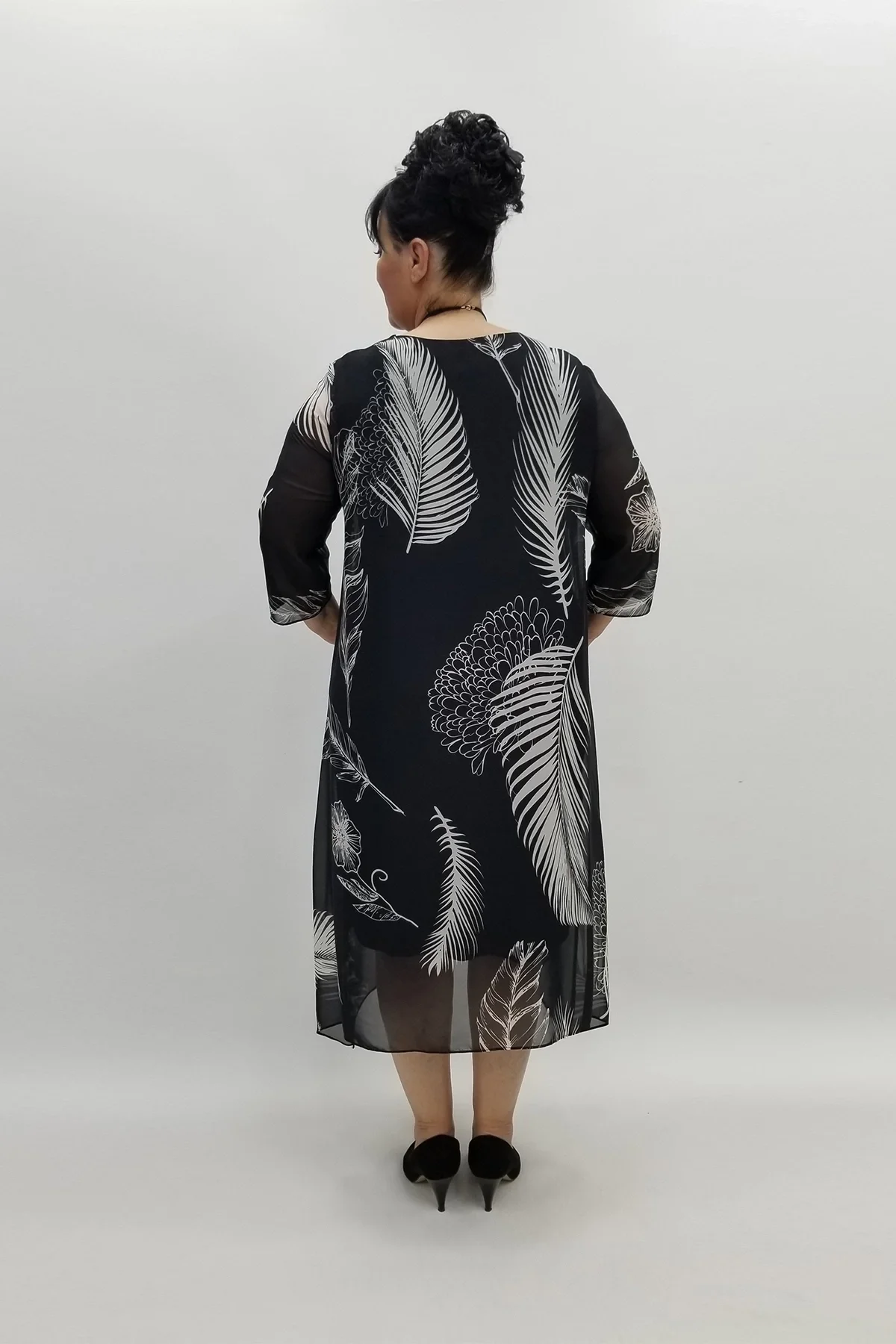 Miraggio Büyük Beden Abiye Elbise 97708 SİYAH