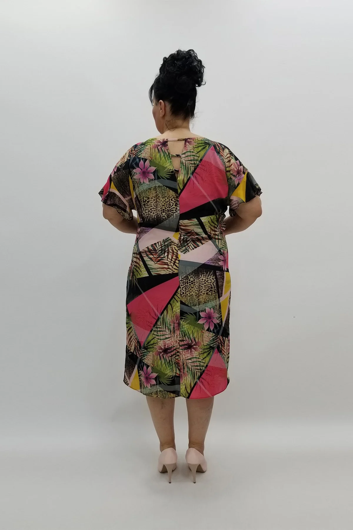 Miraggio Büyük Beden Abiye Elbise 97709 FUŞYA