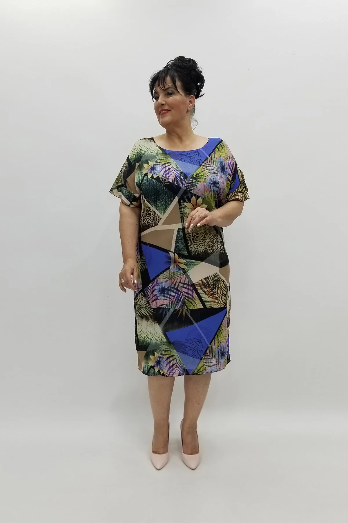 Miraggio Büyük Beden Abiye Elbise 97709 SAKS