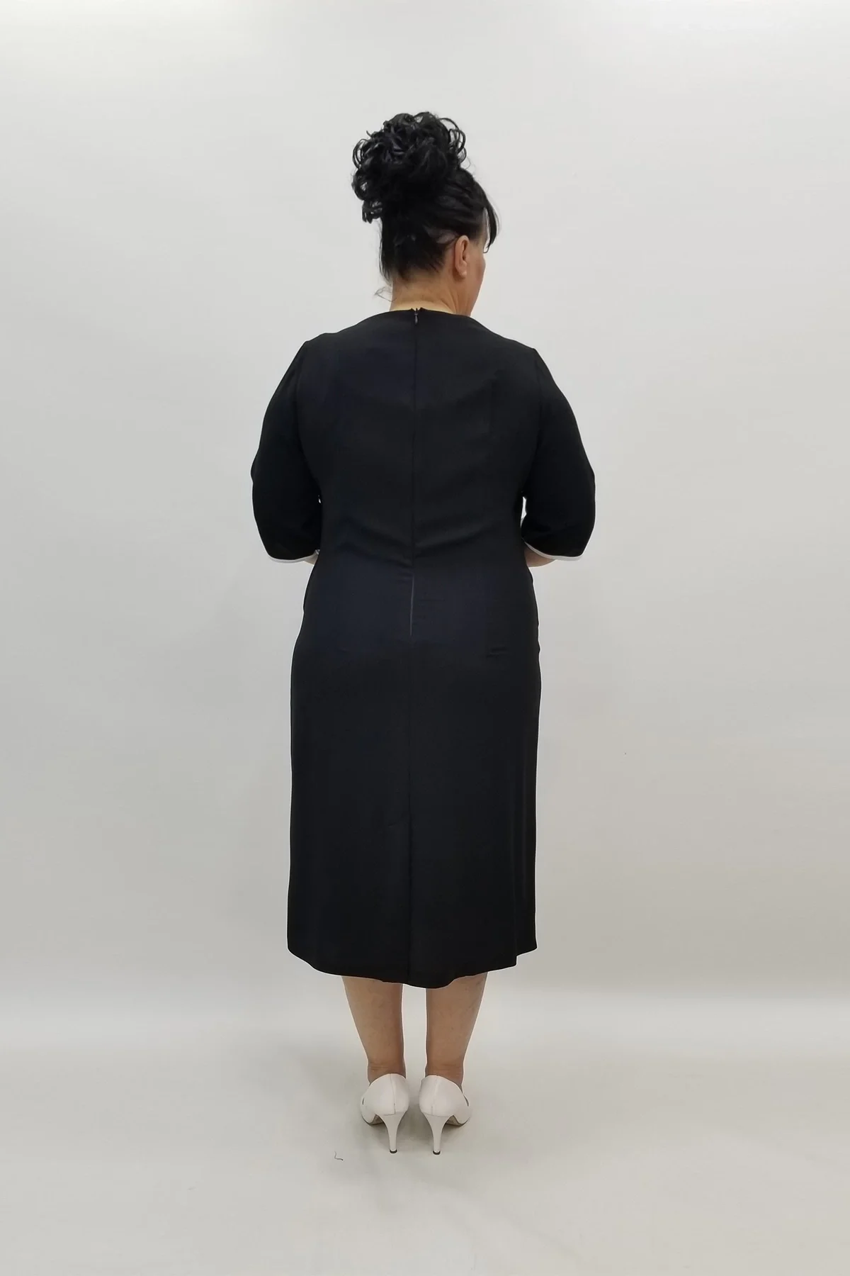 Miraggio Büyük Beden Abiye Elbise 97745 SİYAH