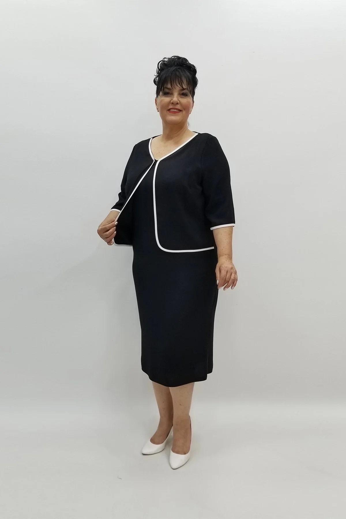 Miraggio Büyük Beden Abiye Elbise 97745 SİYAH