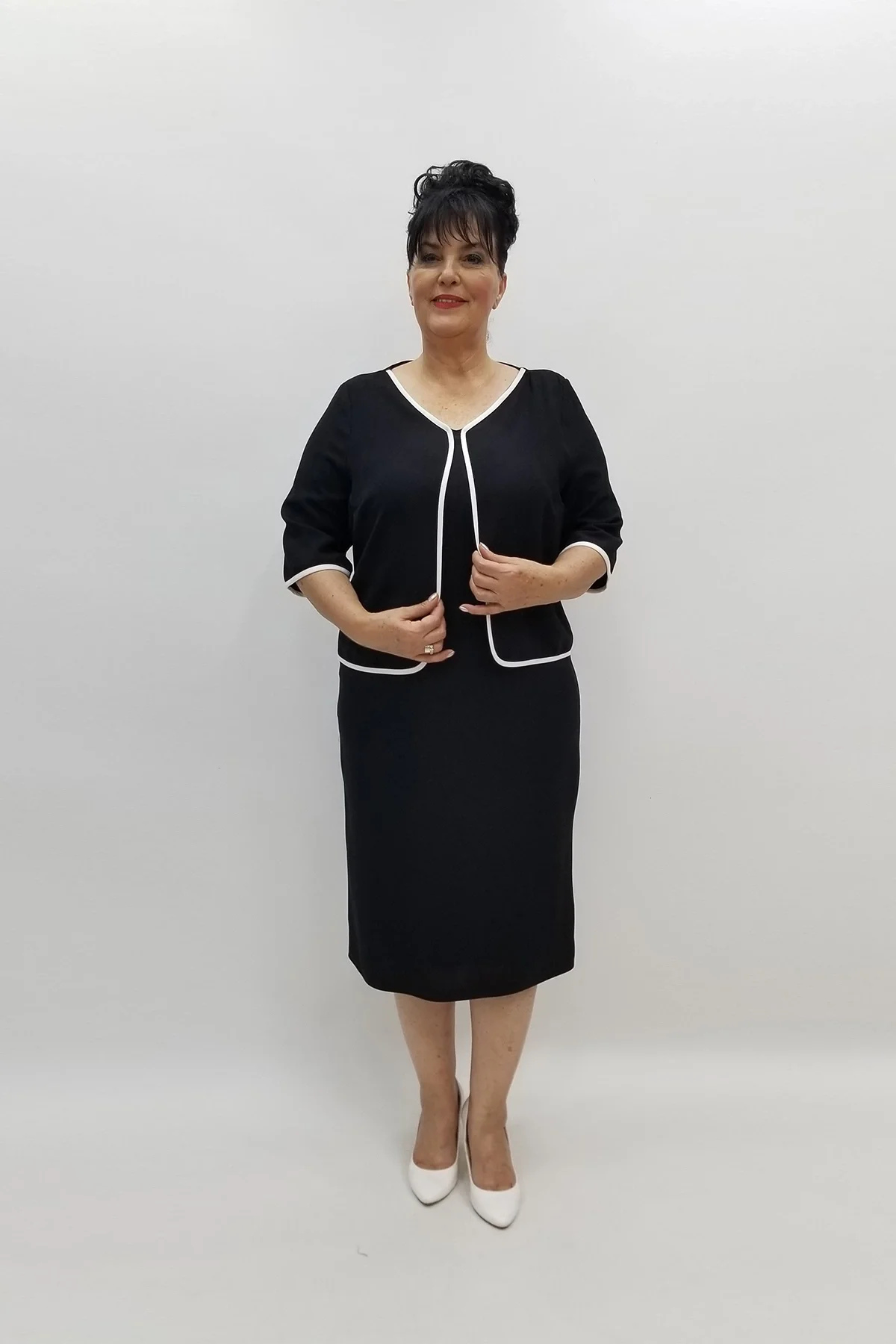 Miraggio Büyük Beden Abiye Elbise 97745 SİYAH